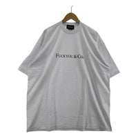 半袖Tシャツ MAJOGARY 魔女狩 FUCK YOU & Co. 2XL ホワイト