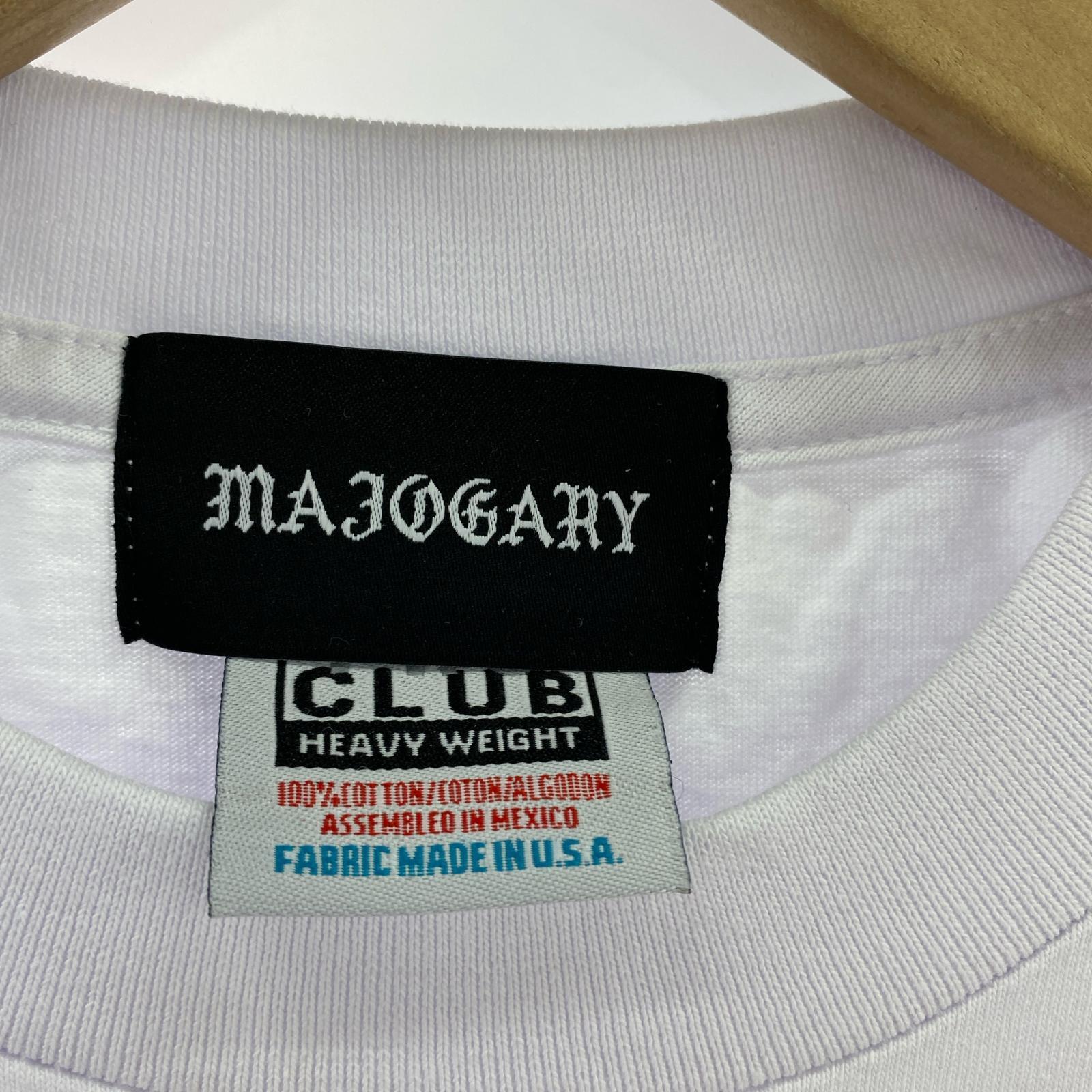 半袖Tシャツ MAJOGARY 魔女狩 FUCK YOU & Co. 2XL ホワイト