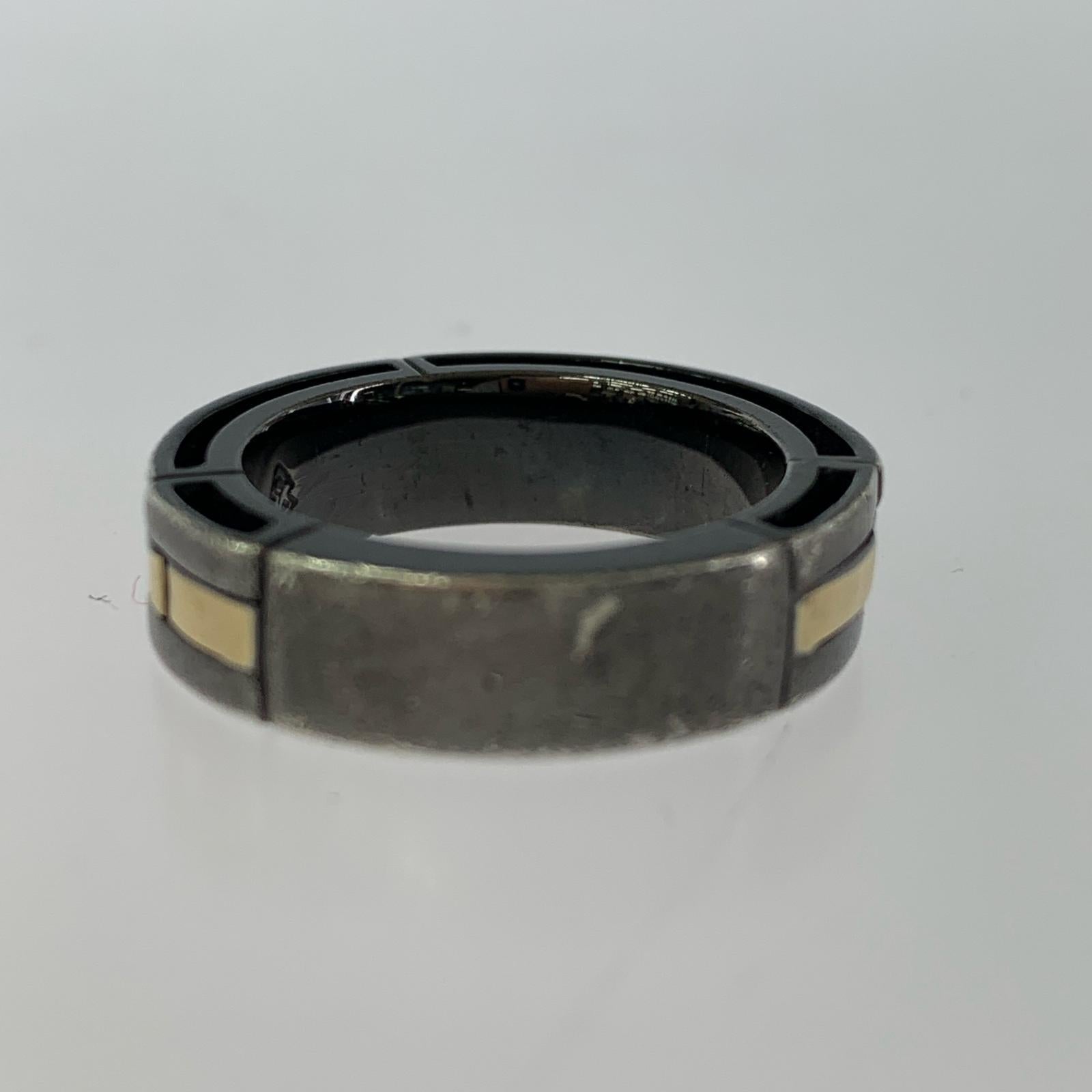 リング・指輪 FOUR SEAM K18/SILVER 混合リング シルバー