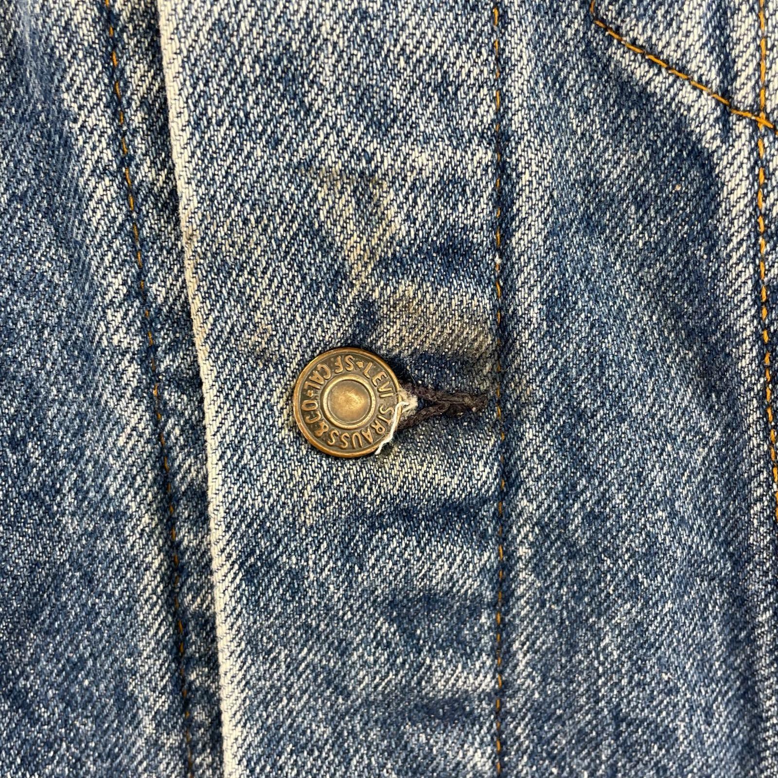 デニムジャケット 57508-0218 バックペイント(L) L ブルー