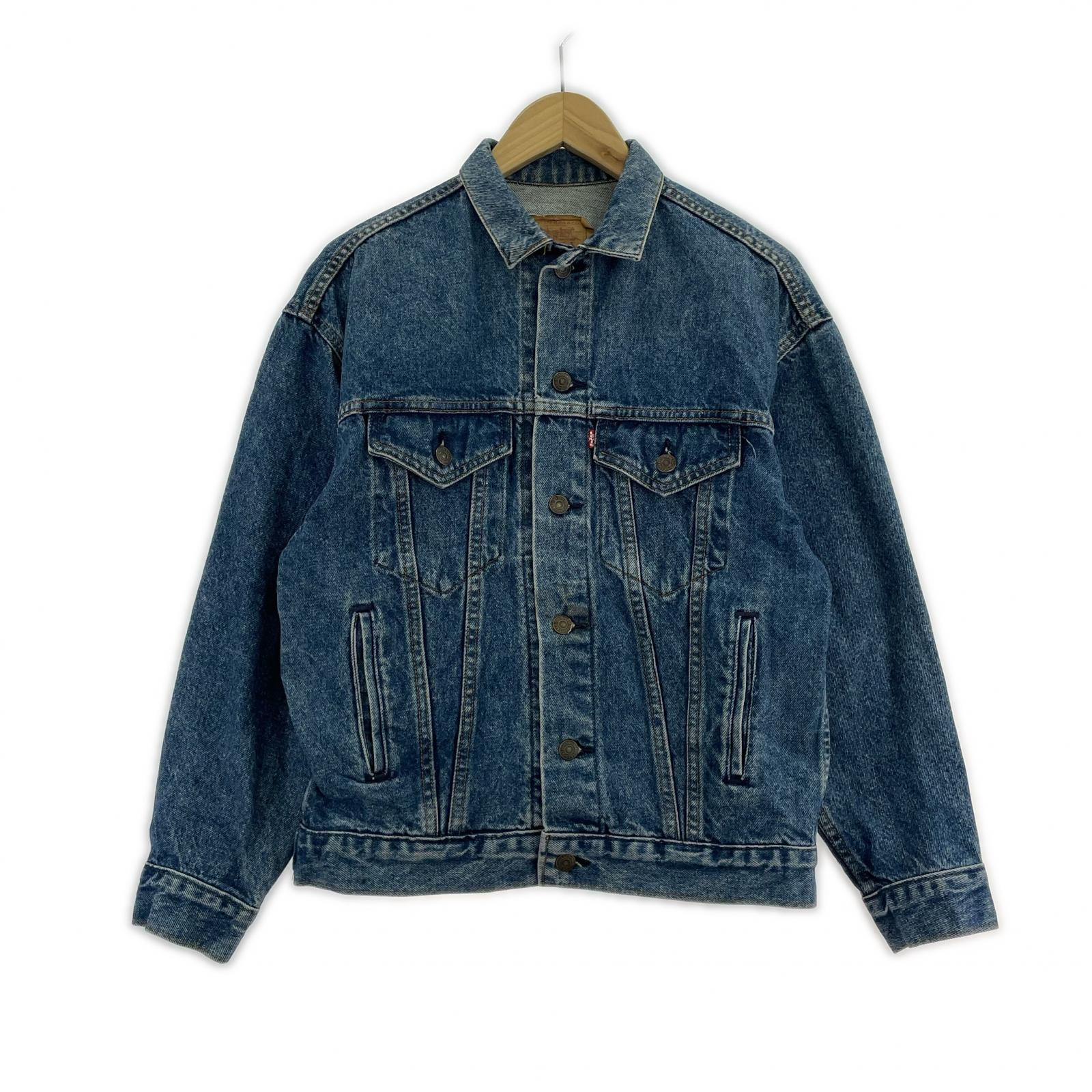 デニムジャケット 57508-0218 バックペイント(L) L ブルー