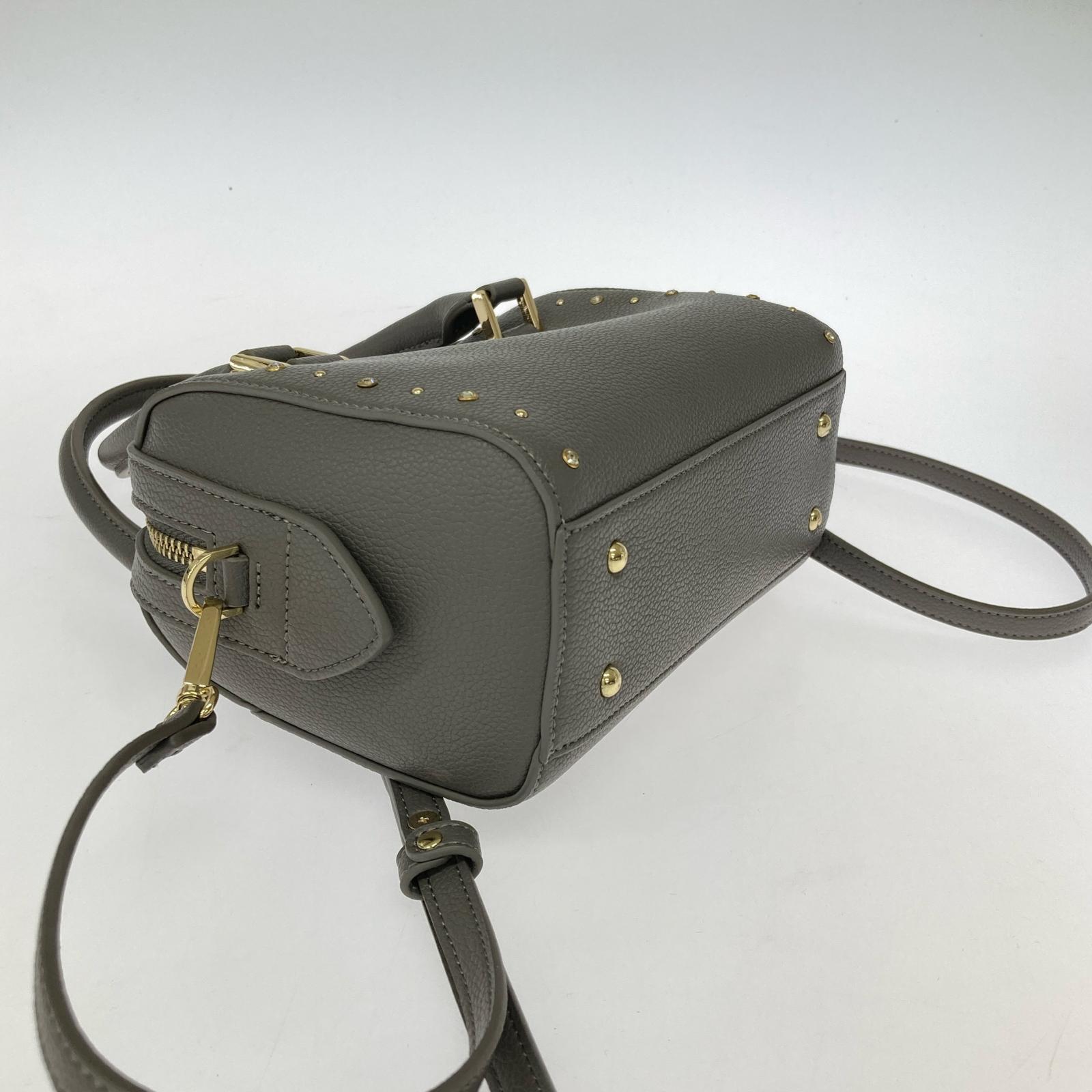 ショルダーバッグ CELFORD ビジュースタッズボストン グレー グレー