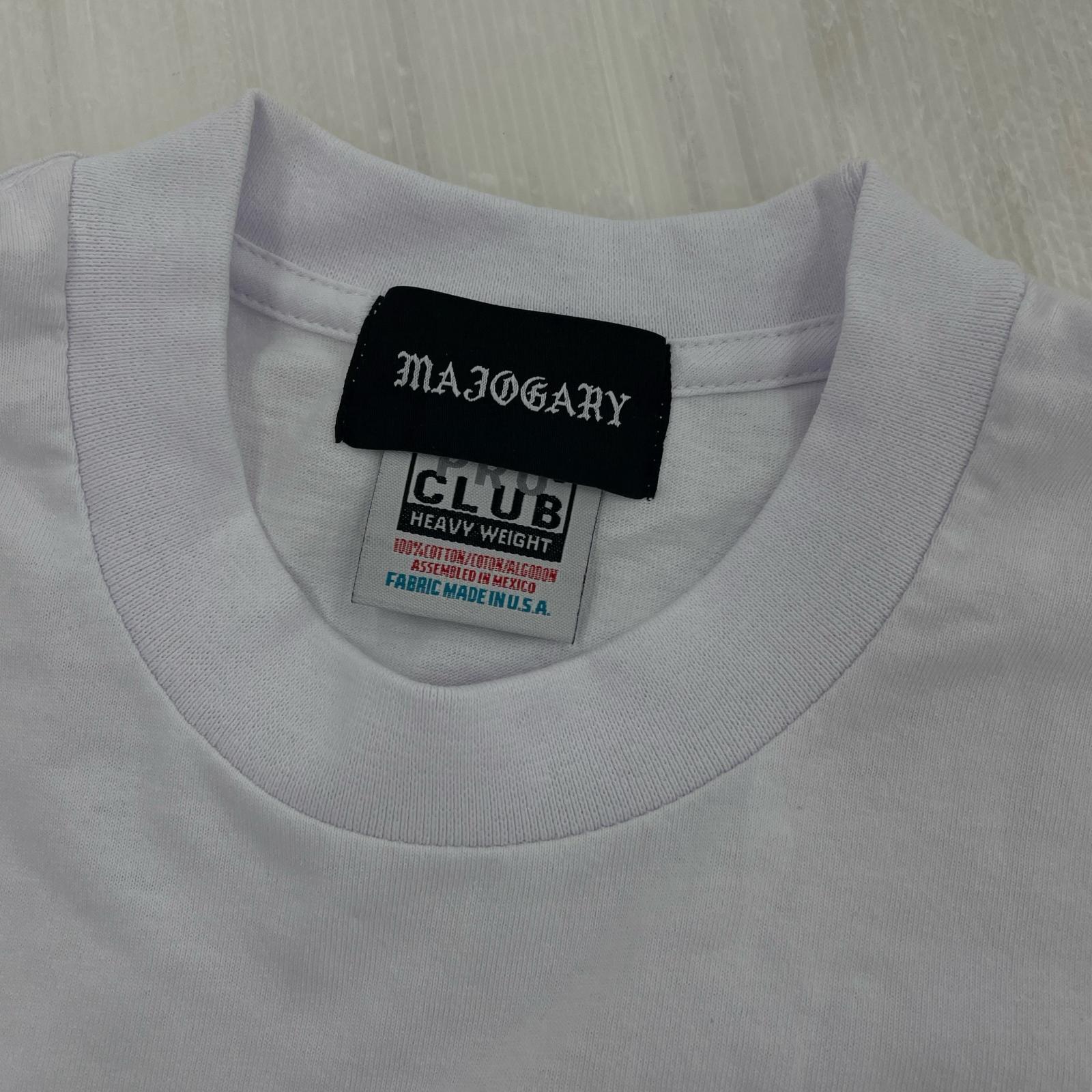 半袖シャツ MAJOGARY PROCLUB FUCKYOU&CO. TEE 白 (2XL) ホワイト