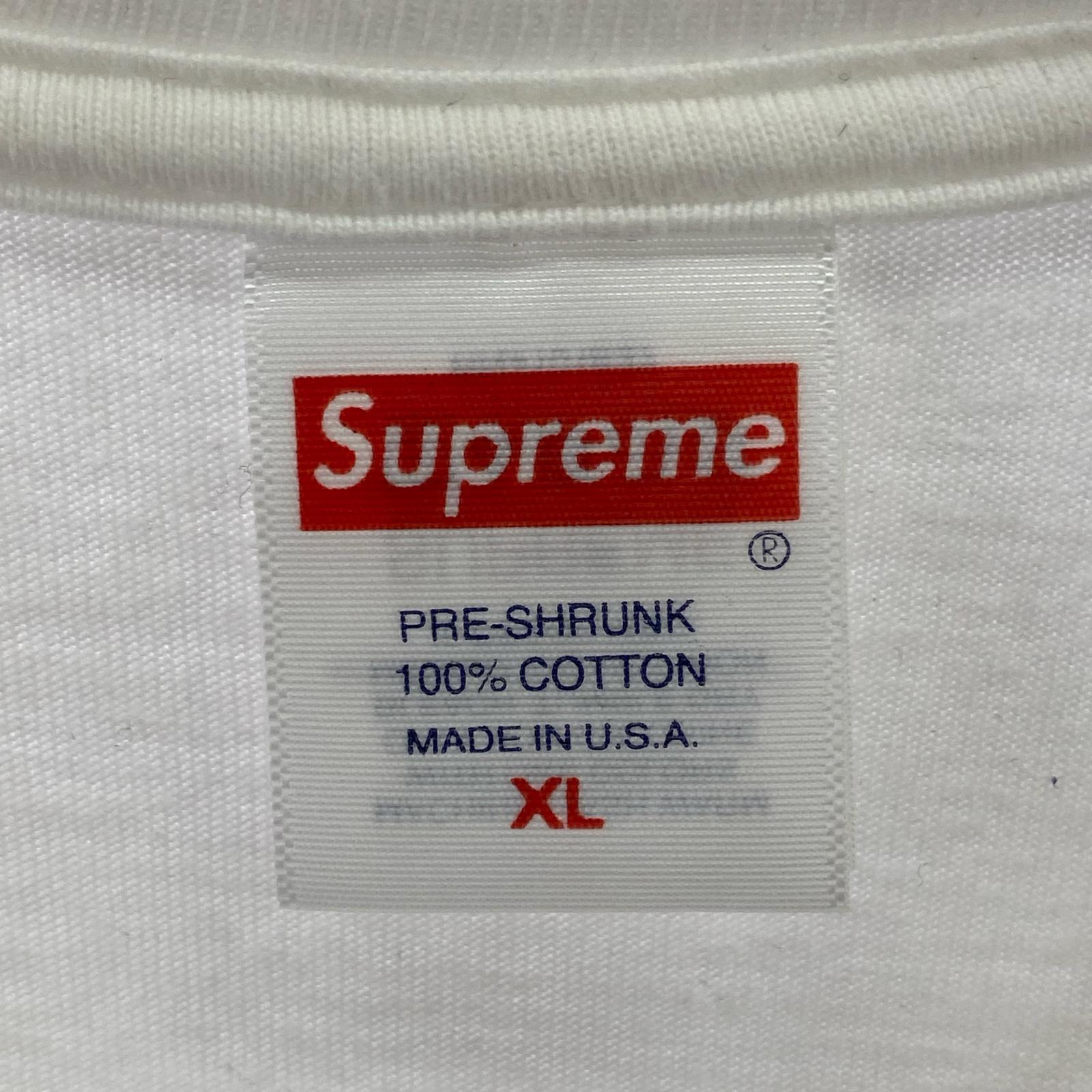 半袖Tシャツ Banner tee/XL ホワイト