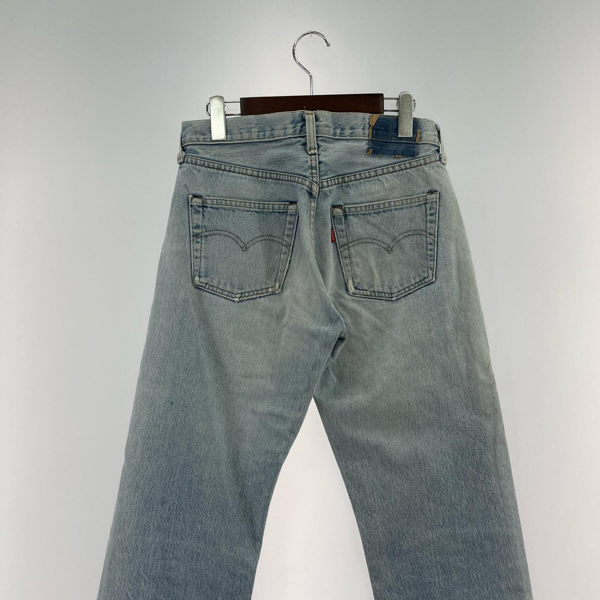 デニムパンツ 80s 501 赤耳 デニムパンツ ボタン裏6