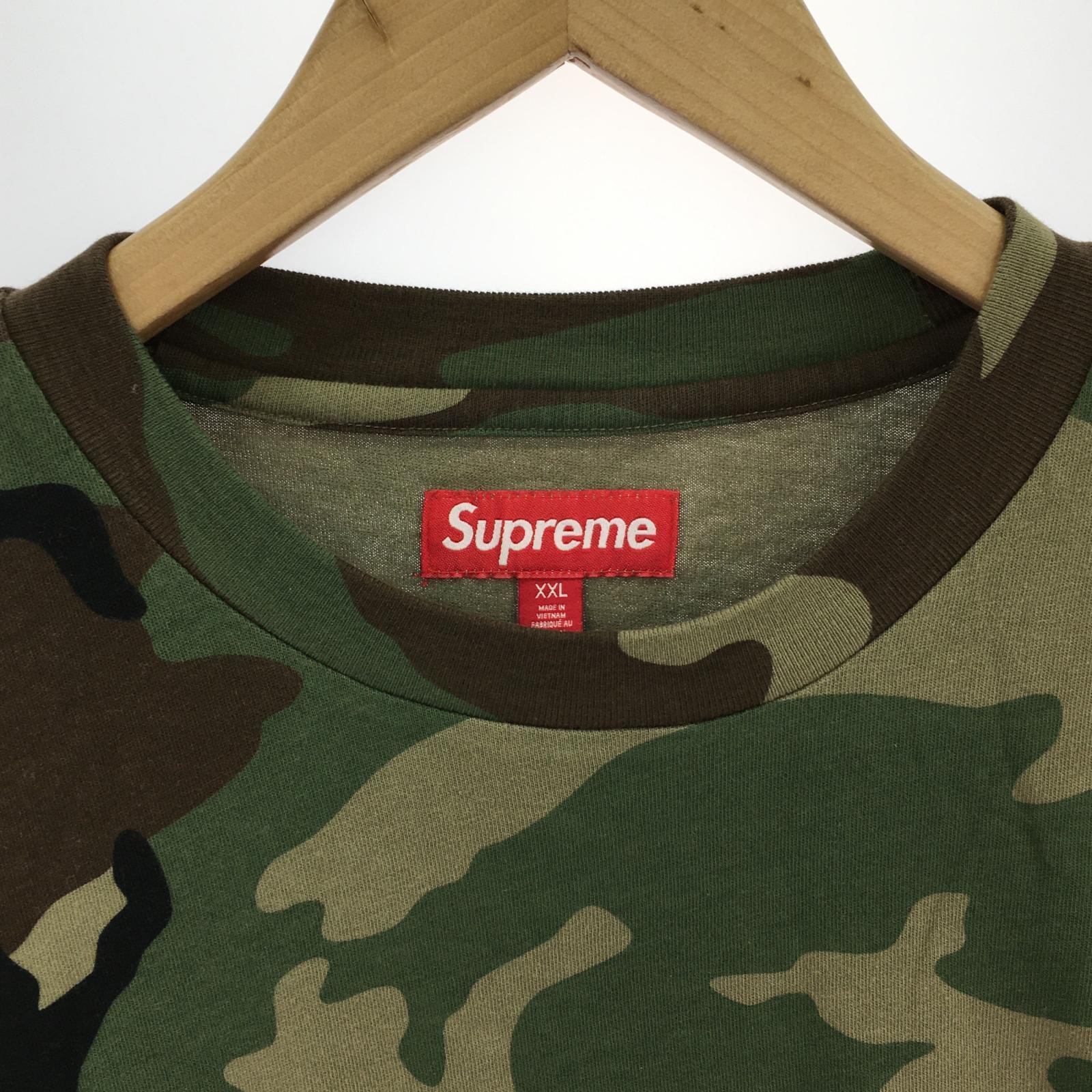 半袖Tシャツ Supreme 25SS Capital S/S Top Camo カモ柄 キャピタルロゴカットソー XXL マルチカラー