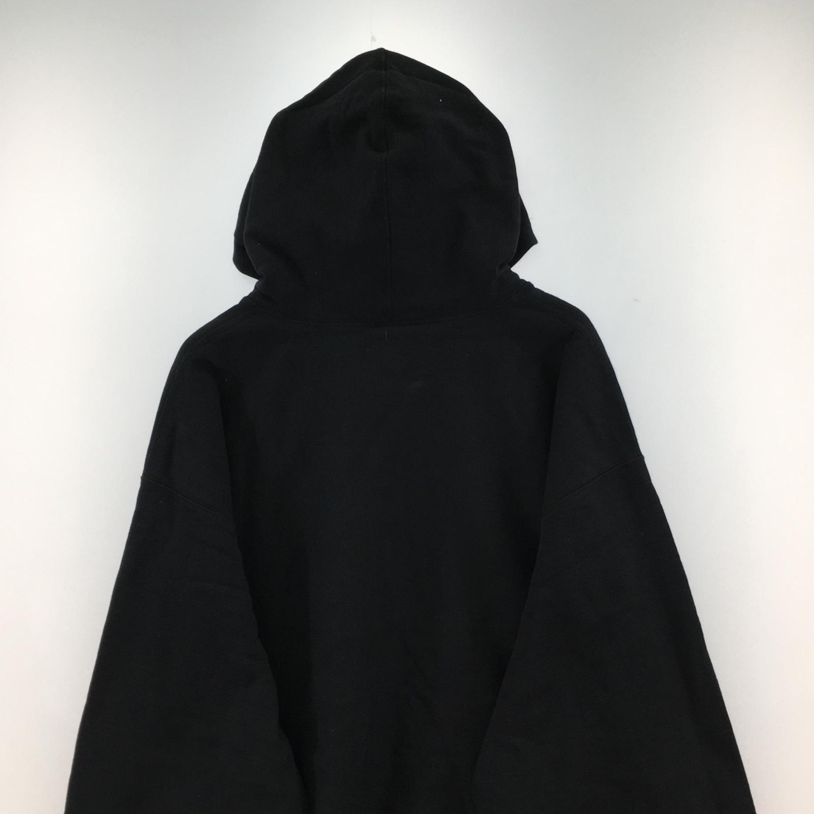 パーカー Supreme 25SS Reverse Hooded Sweatshirt リバースロゴパーカー XXL 黒 ブラック