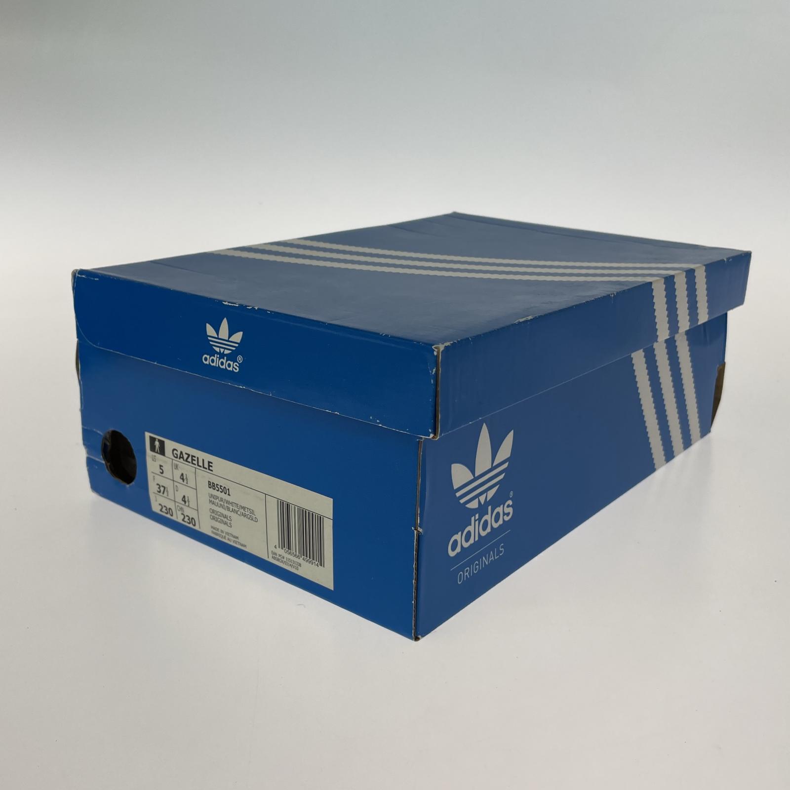 スニーカー adidas GAZELLE/PUR/23cm 23cm (US5 UK4 1/2 EU36) パープル
