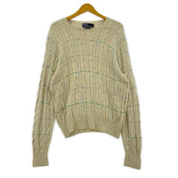 ニット HAND KNIT/silk/マルチカラー M