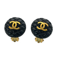 CHANEL イヤリング 黒