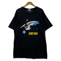 半袖Tシャツ 90s STAR TREK Print Tee BLK L L ブラック