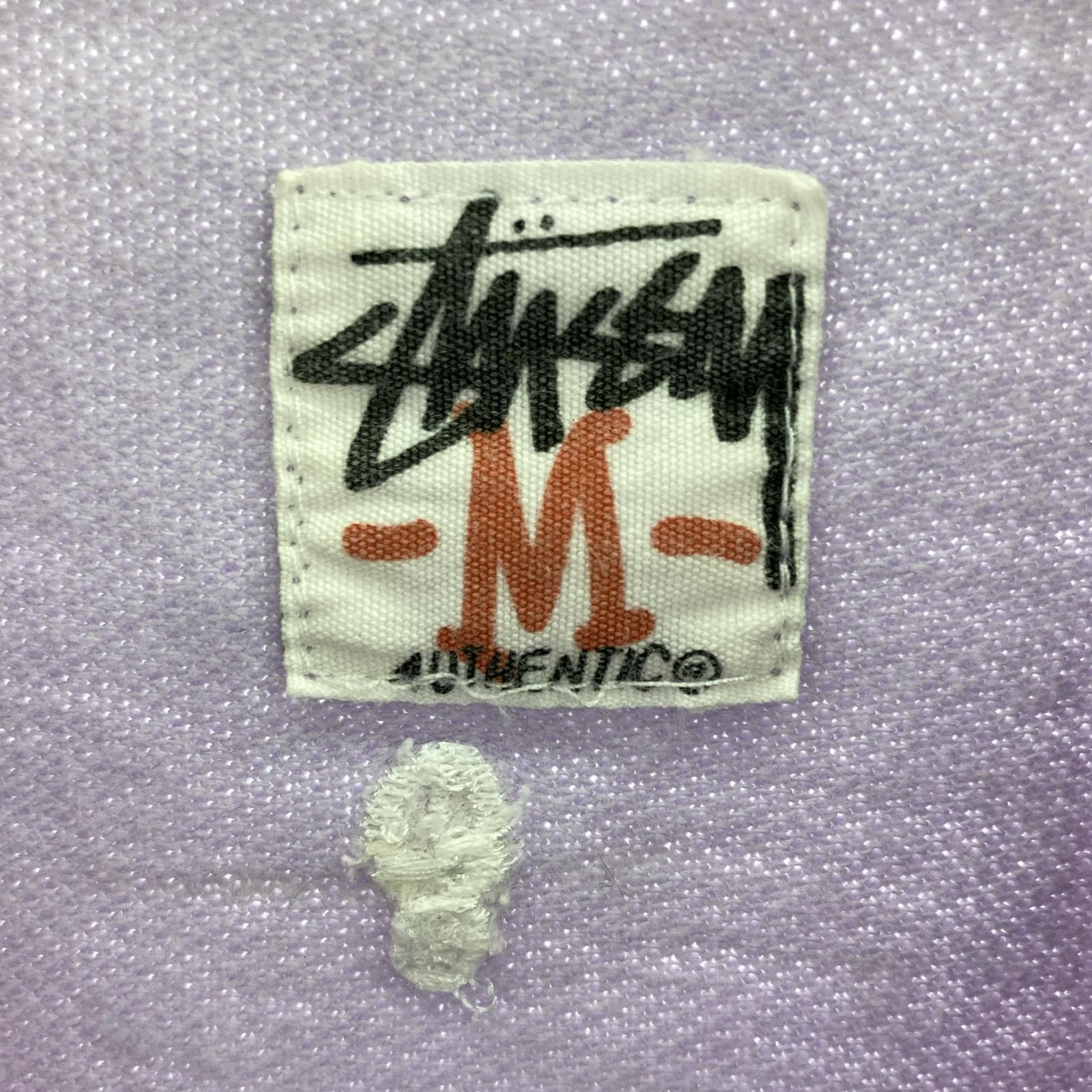 ポロシャツ スカル 総柄 紫(M) M
