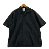 半袖シャツ KAJA OPEN COLLAR S/S WA-RK SHIRT (2) 2 ブラック