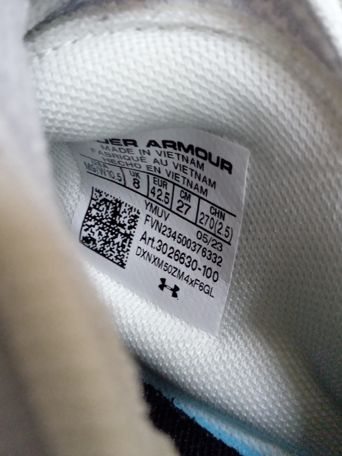 UNDER ARMOUR /27cm スポーツ用品
