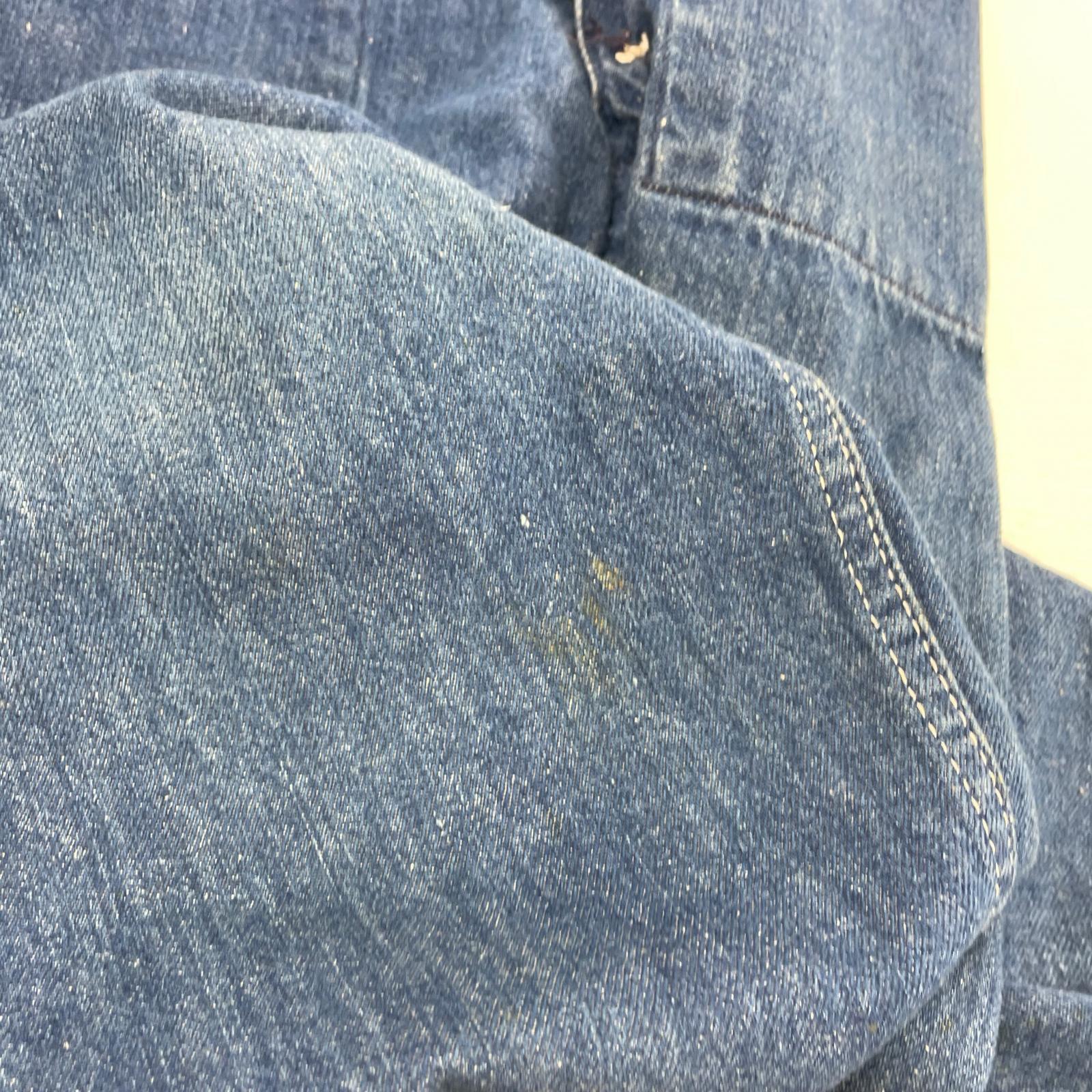 デニムパンツ 60s VINTAGE デニムペインターパンツ W27 濃紺インディゴ ブルー
