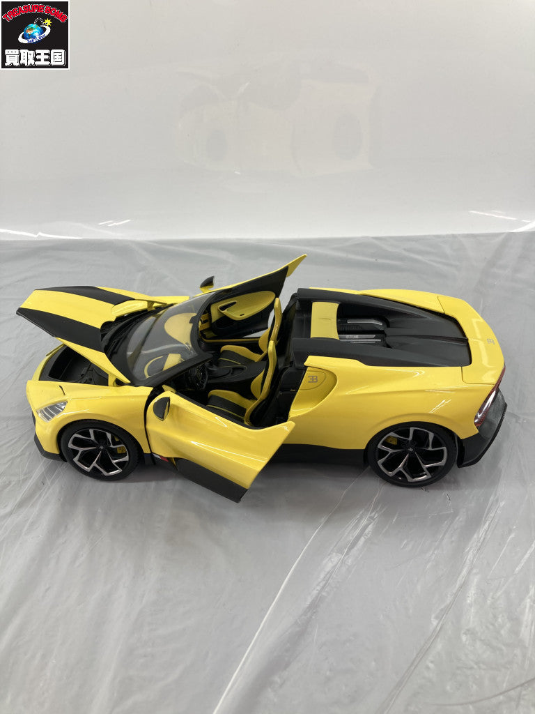 Bugatti Mistral Yellow 1/18 スケールカー