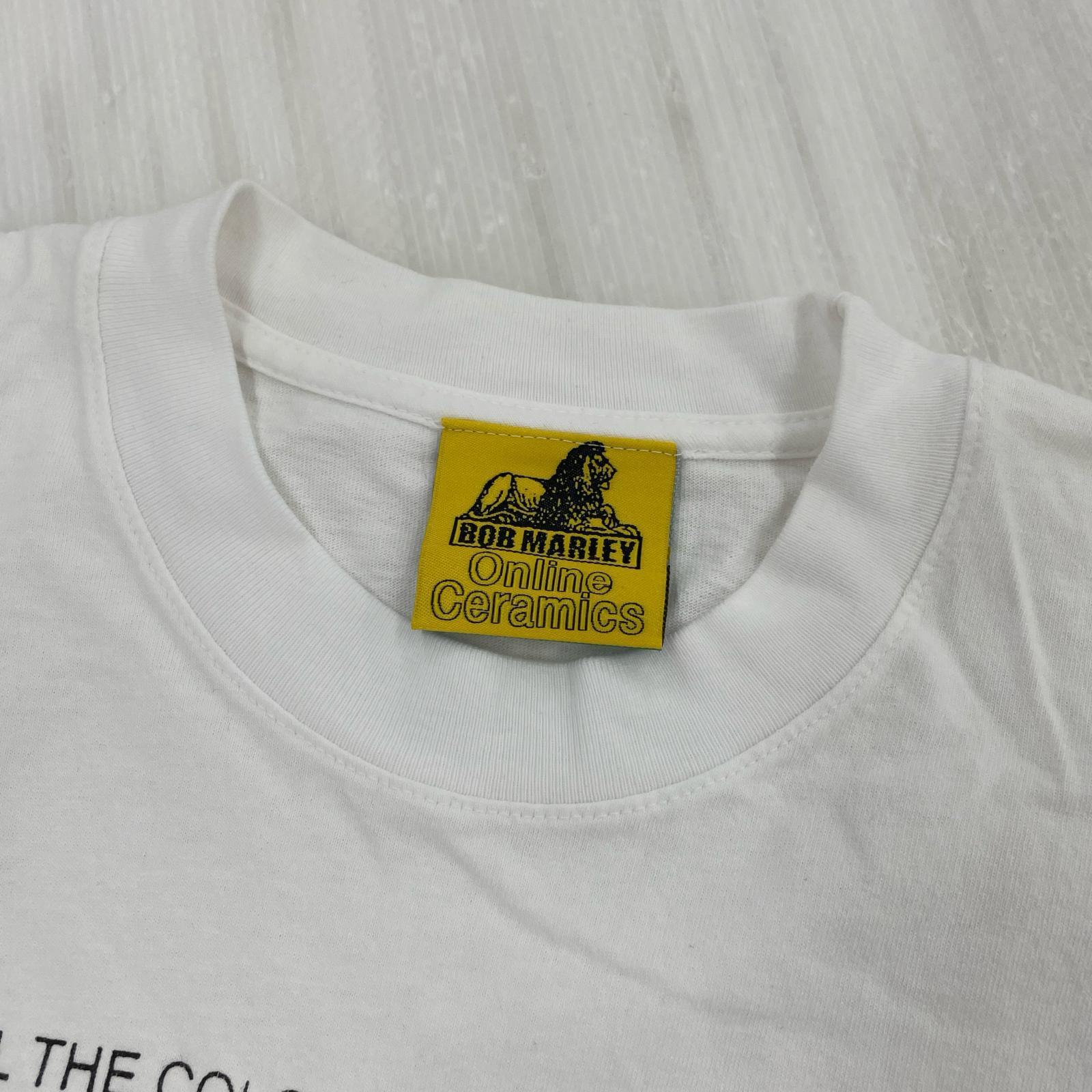 半袖Tシャツ ONLINE CERAMICS BOBMARLEY TEE 白 (L) L ホワイト