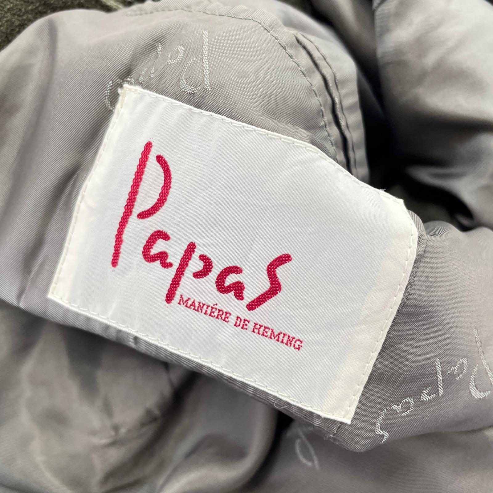 ジャケット papas フォレスティエール型 L カーキ