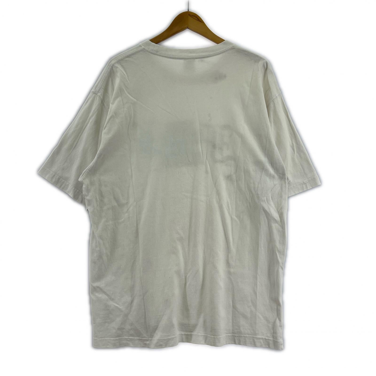 半袖Tシャツ ロゴプリントTシャツ L L ホワイト