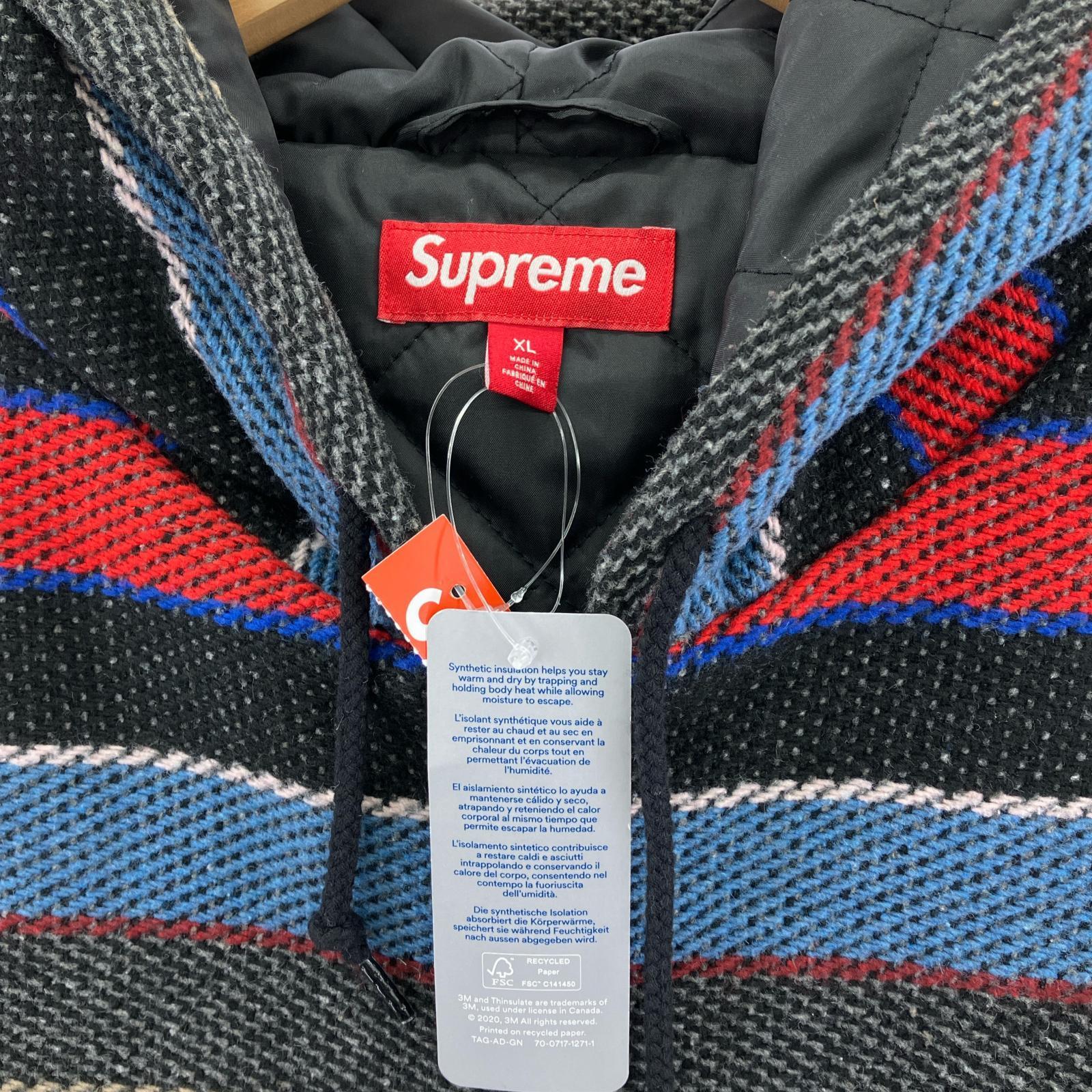 ブルゾン 25SS Woven Stripe Hooded Jacket (XL)