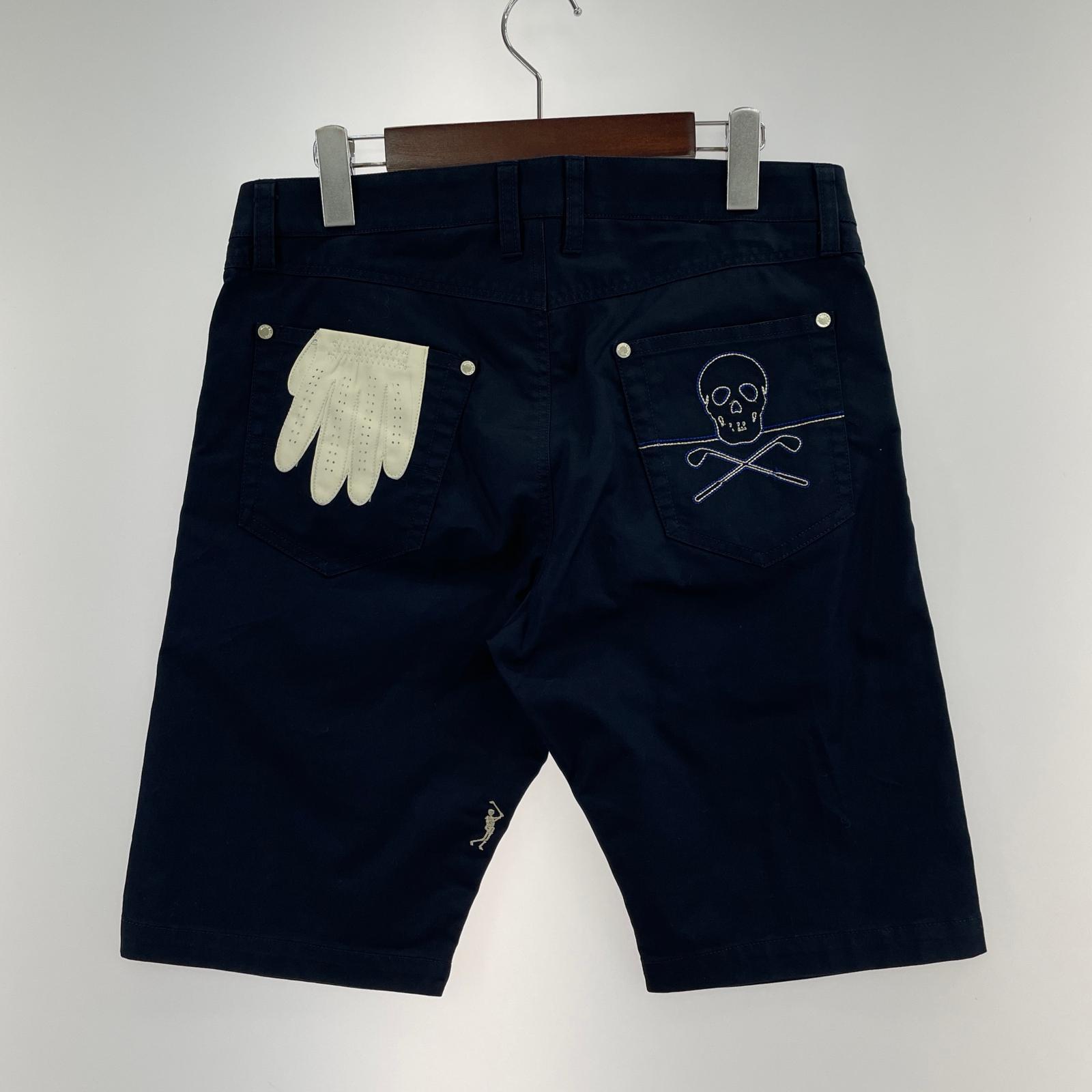 ショートパンツ 紺 M ネイビー