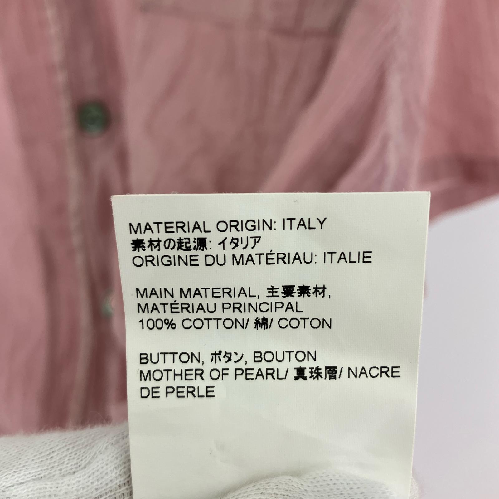 半袖シャツ BOX SHIRT SHORTSLEEVE 46 ピンク