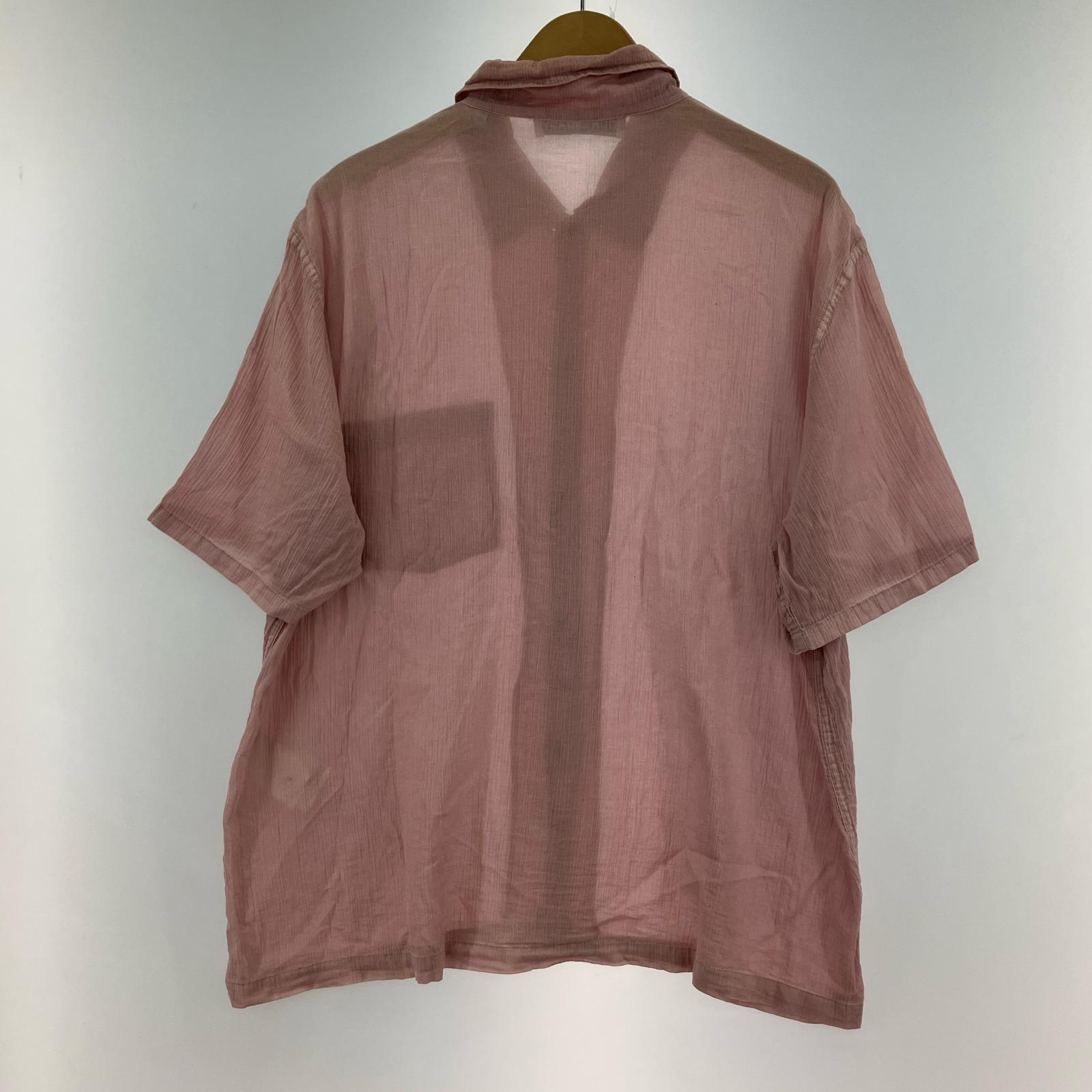 半袖シャツ BOX SHIRT SHORTSLEEVE 46 ピンク