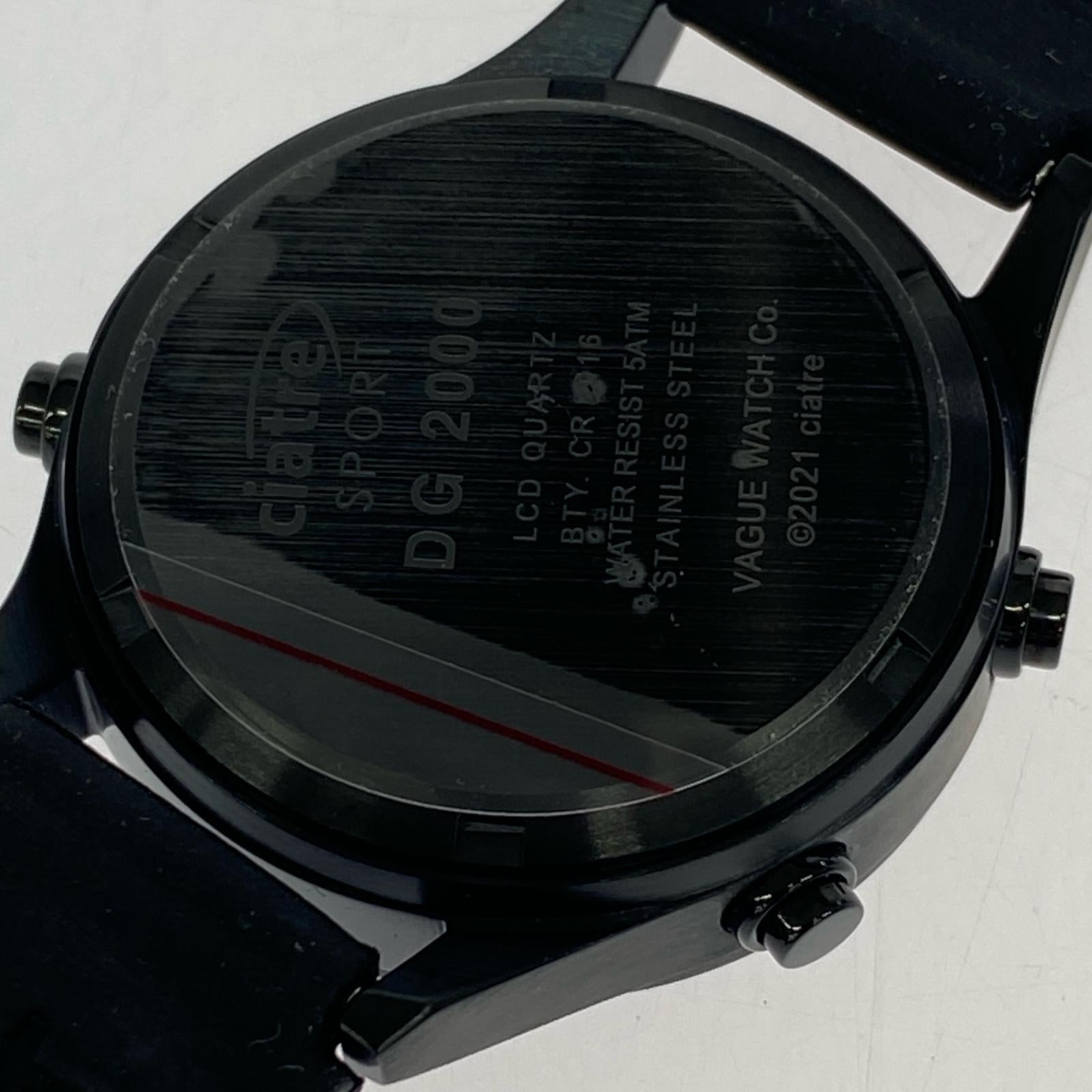 腕時計 ciatre/VAGUE WATCH CO. DG2000 ブラック