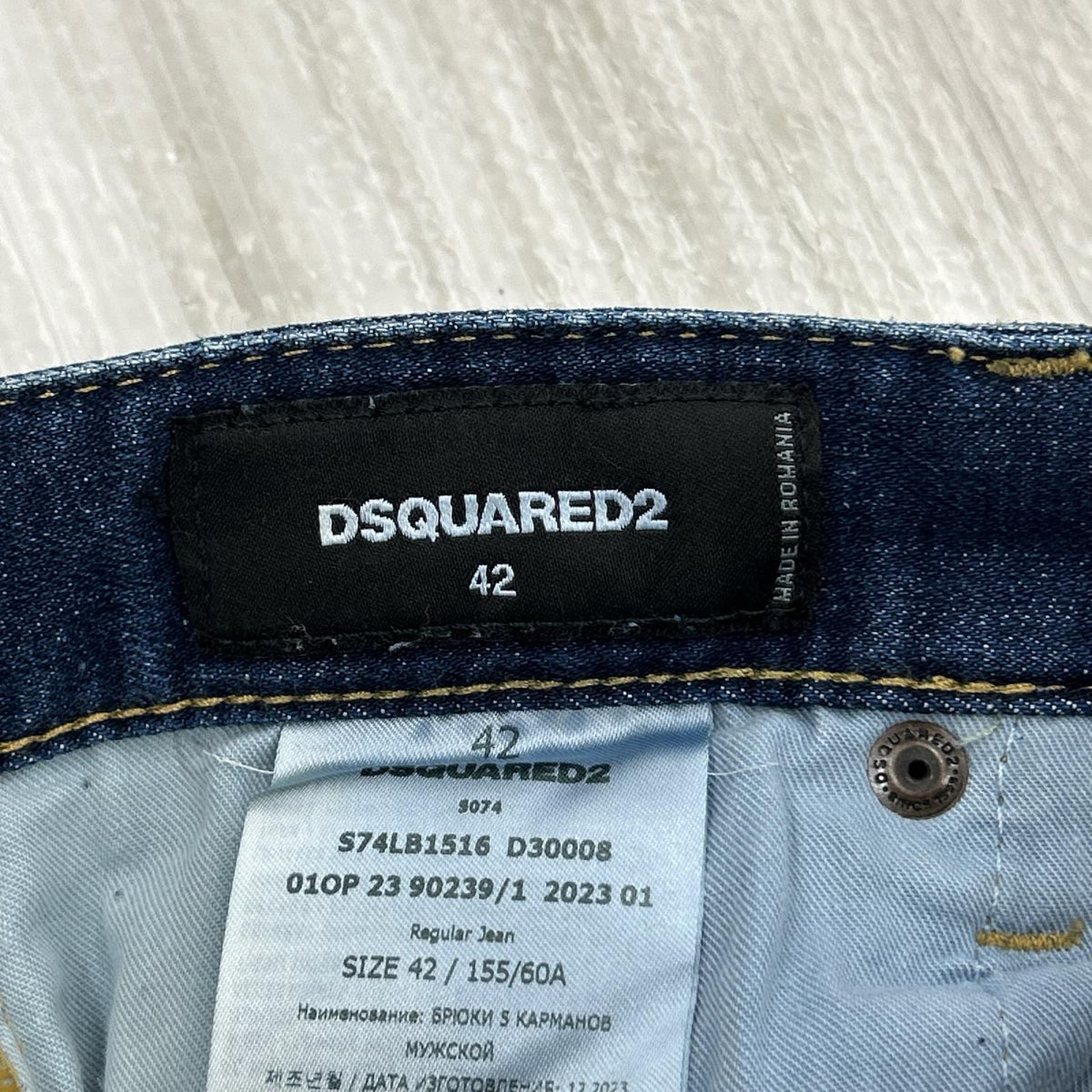 デニムパンツ デニムパンツ S74LB1516 42 ブルー