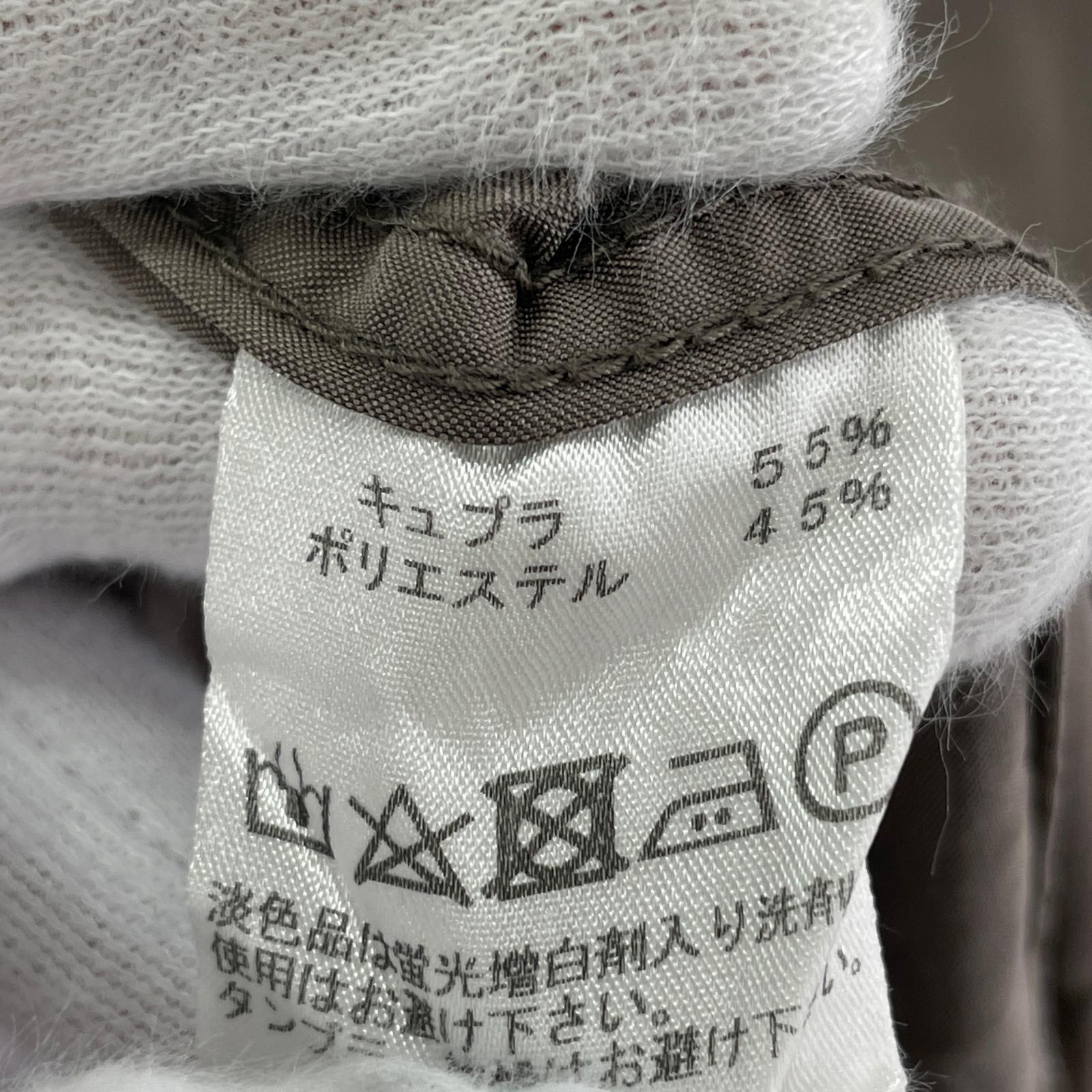 長袖シャツ 衣料A スナップシャツ グレージュ ブラウン