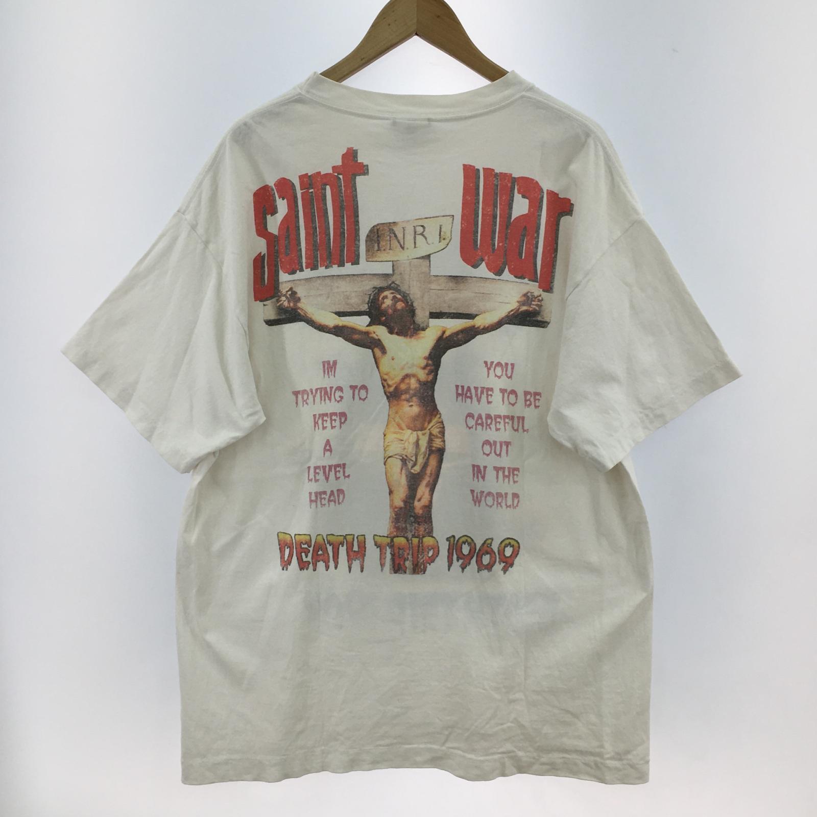 半袖Tシャツ SAINT MICHAEL SS Tee_Saint War White L SM-YS8-0000-007 L ホワイト