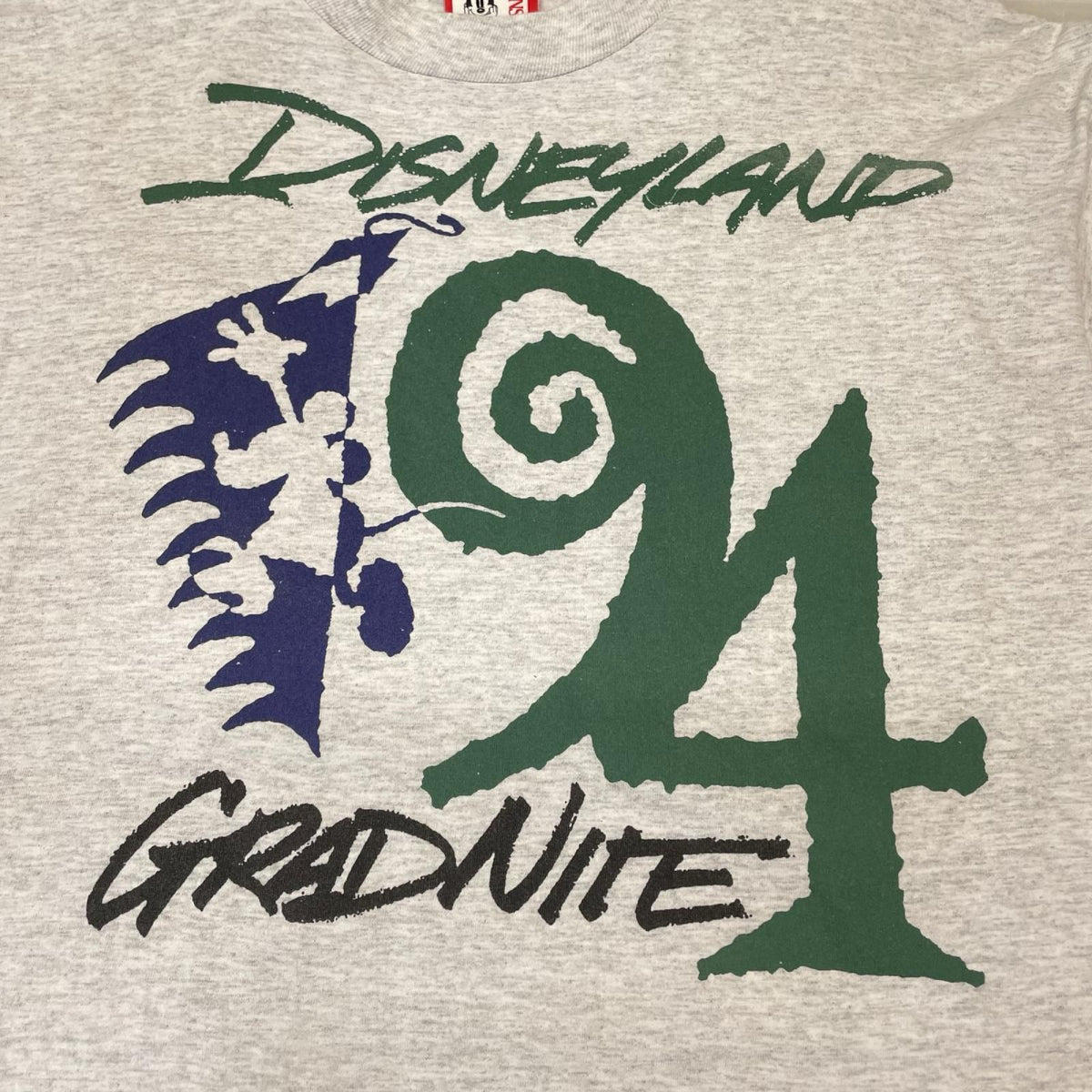 半袖Tシャツ 90s Disney GRAD NITE94 イベントTシャツ1994年 DISNEY DESIGNタグ LL