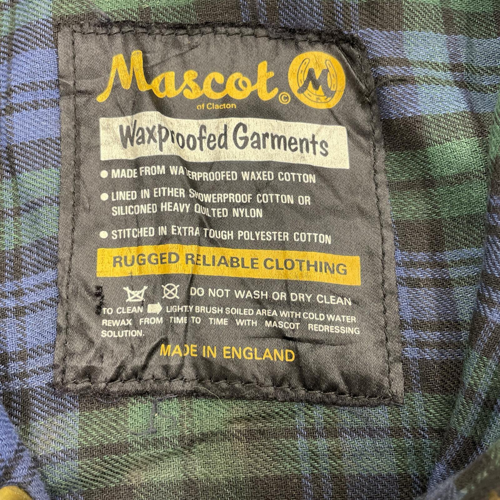 ジャケット MASCOT イングランド製 オイルジャケット ブラック