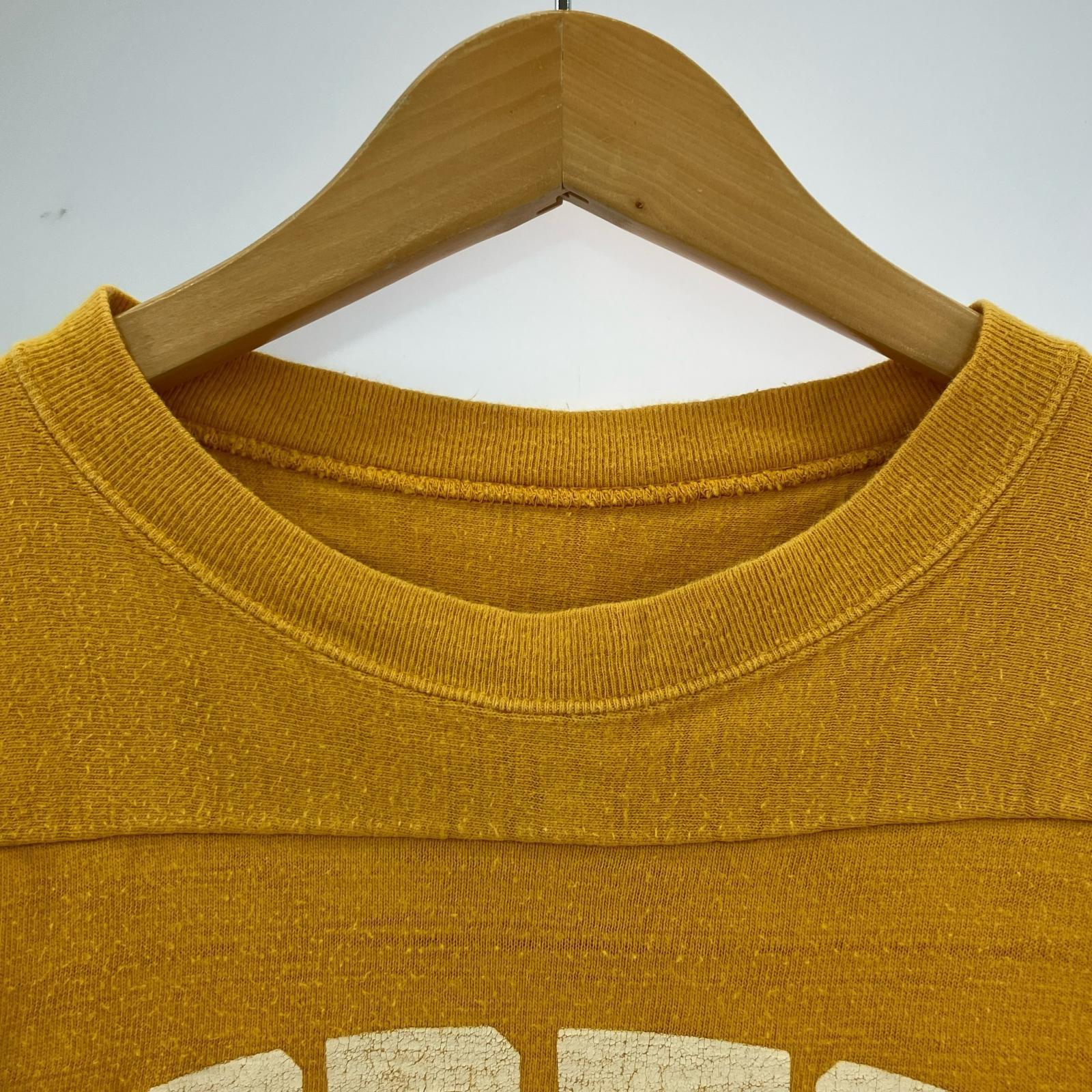 長袖Tシャツ フットボール 黄(38)