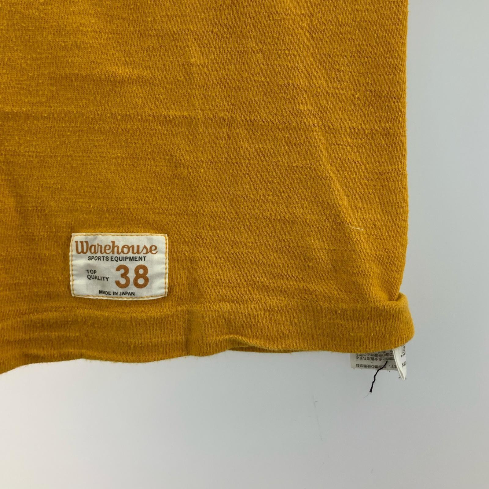 長袖Tシャツ フットボール 黄(38)