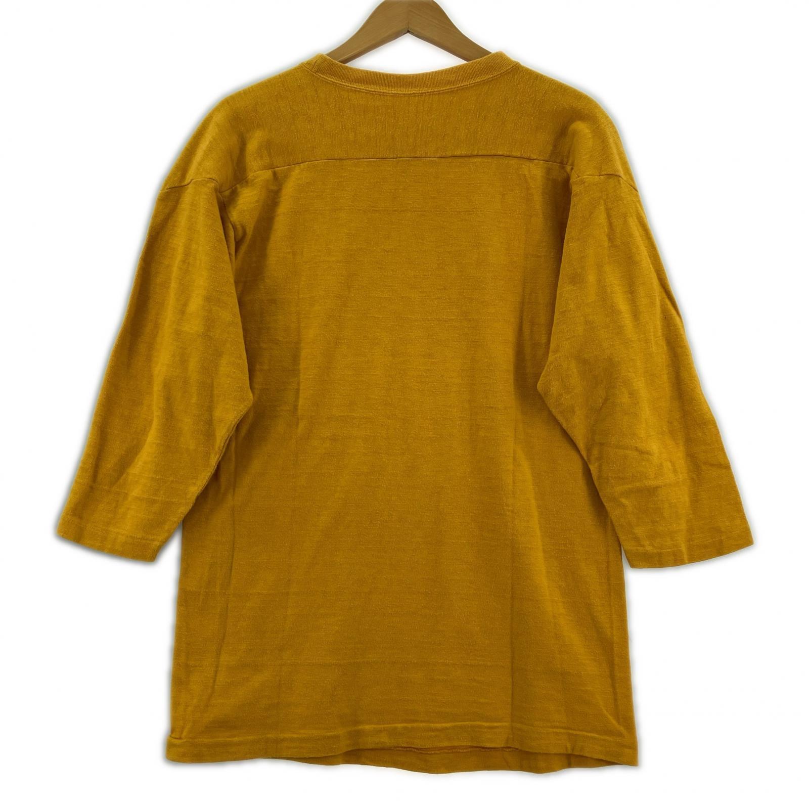 長袖Tシャツ フットボール 黄(38)