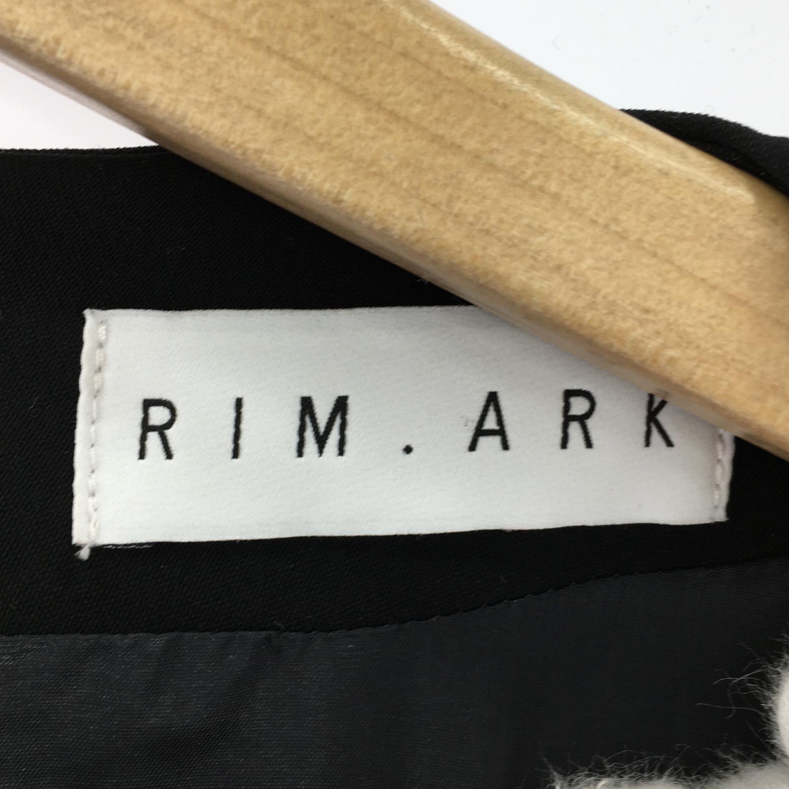 ワンピース RIM.ARK Layered poncho OP ノースリーブワンピース 38 黒 38 ブラック