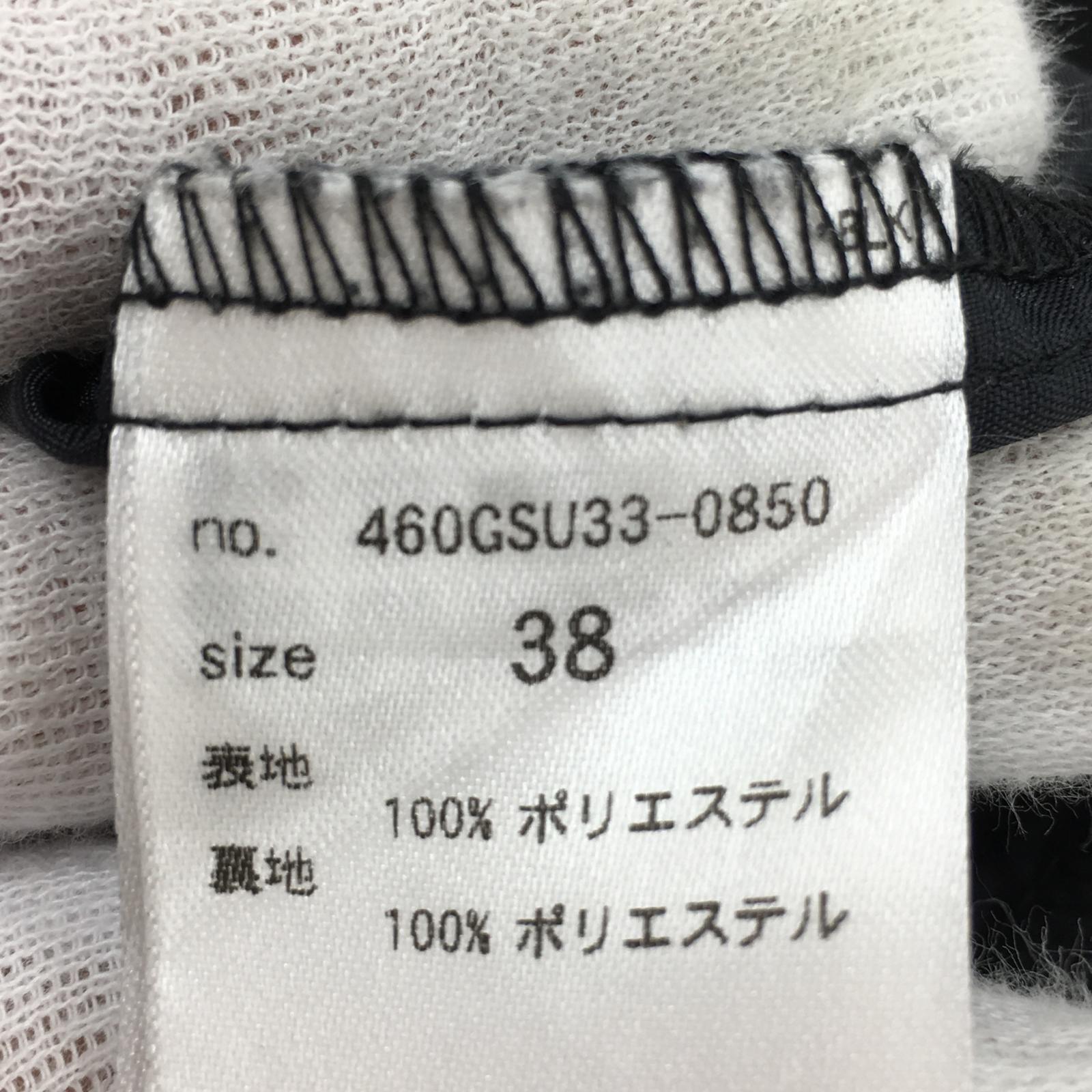 ワンピース RIM.ARK Layered poncho OP ノースリーブワンピース 38 黒 38 ブラック