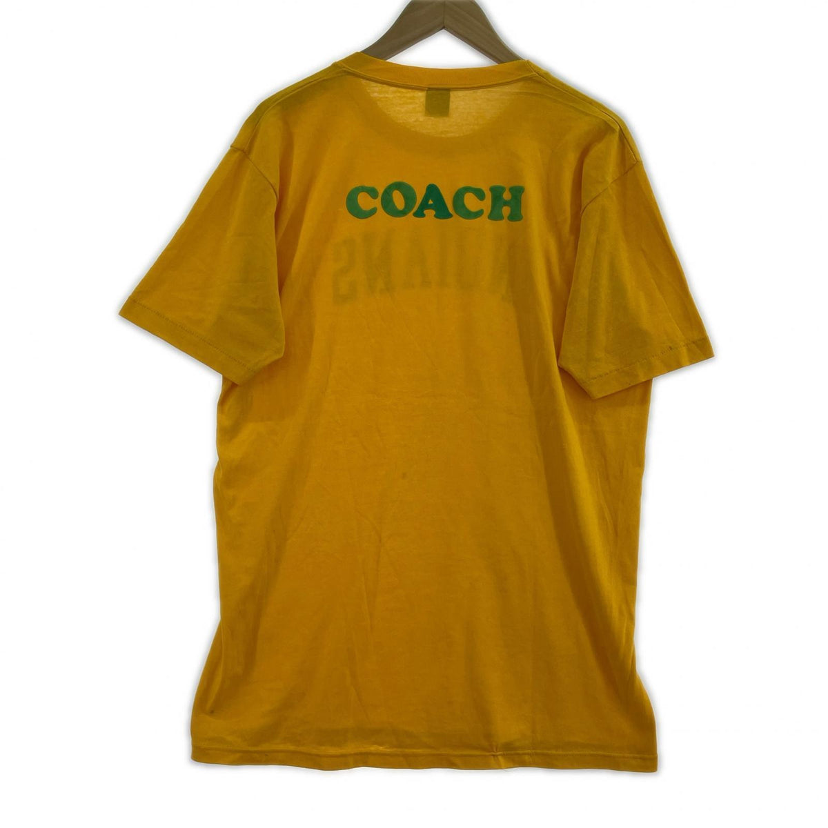 半袖Tシャツ VINTAGE 70S USA製 INDIANS COACH L オレンジ