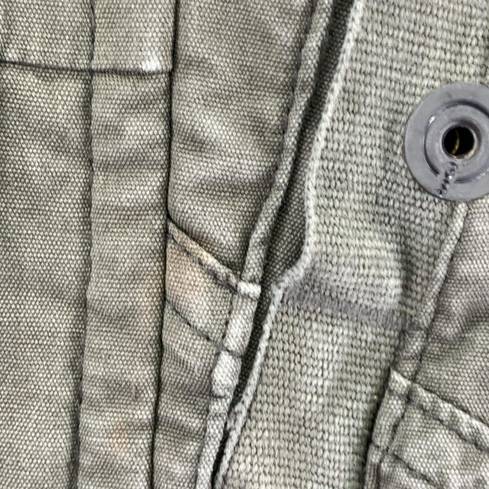 ジャケット DENIM NEW RECOLITE HOODED OVERSHIRT(L) L カーキ