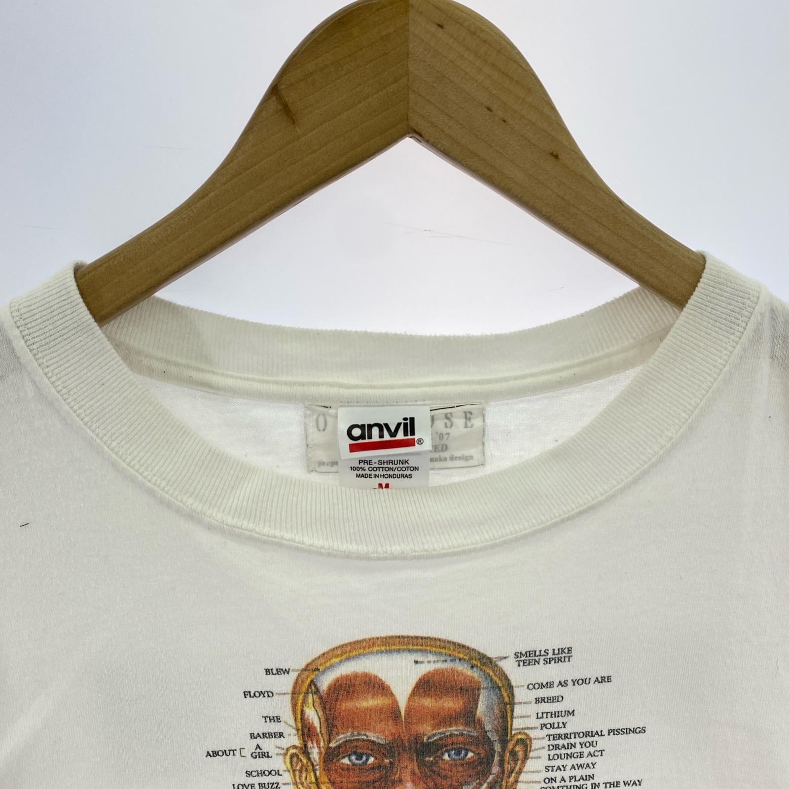 半袖Tシャツ OVERDOSE アナトミカルチャート ホワイト(M) M ホワイト