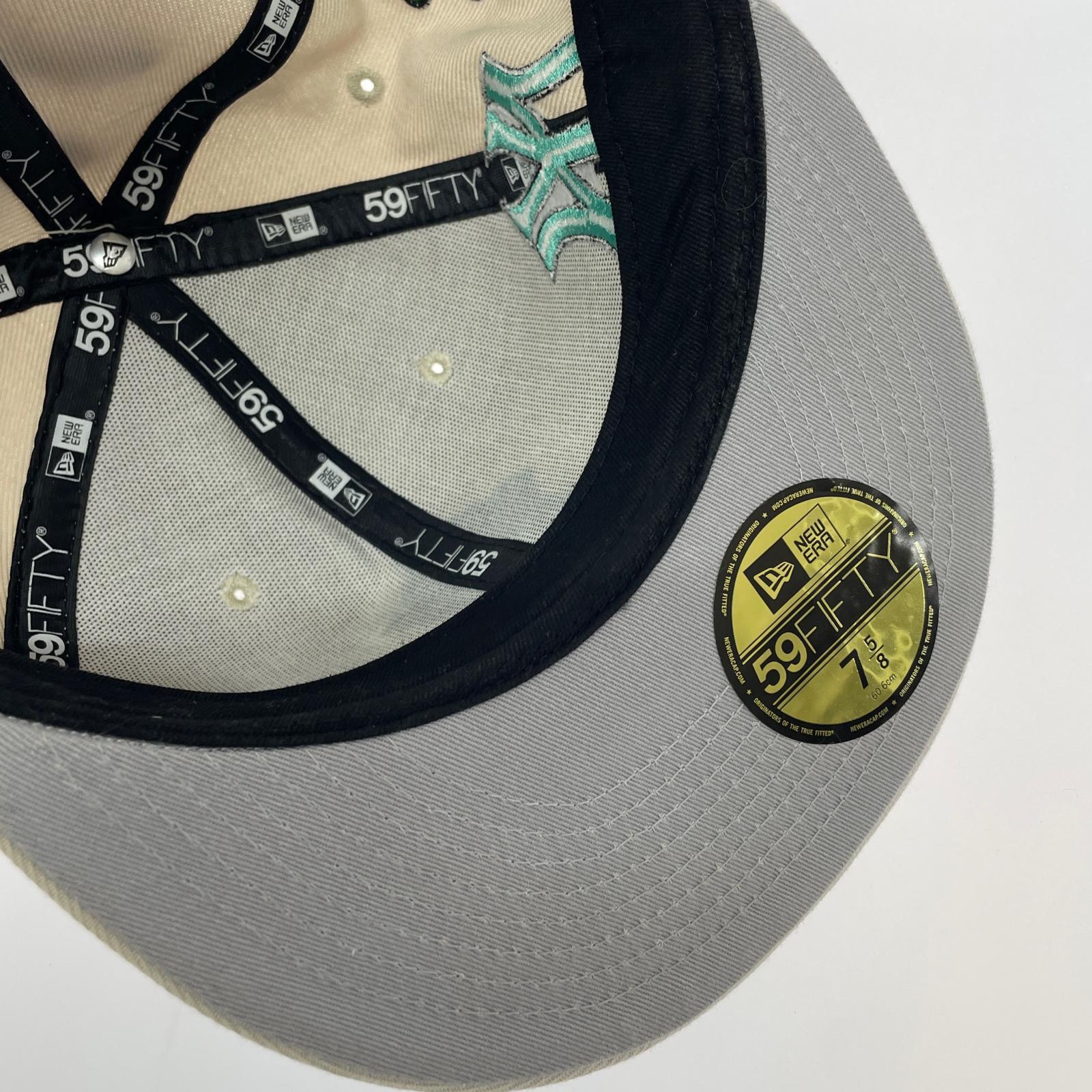 キャップ 22FW Supreme New York Yankees kanji ベージュ
