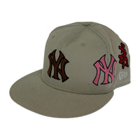 キャップ 22FW Supreme New York Yankees kanji ベージュ