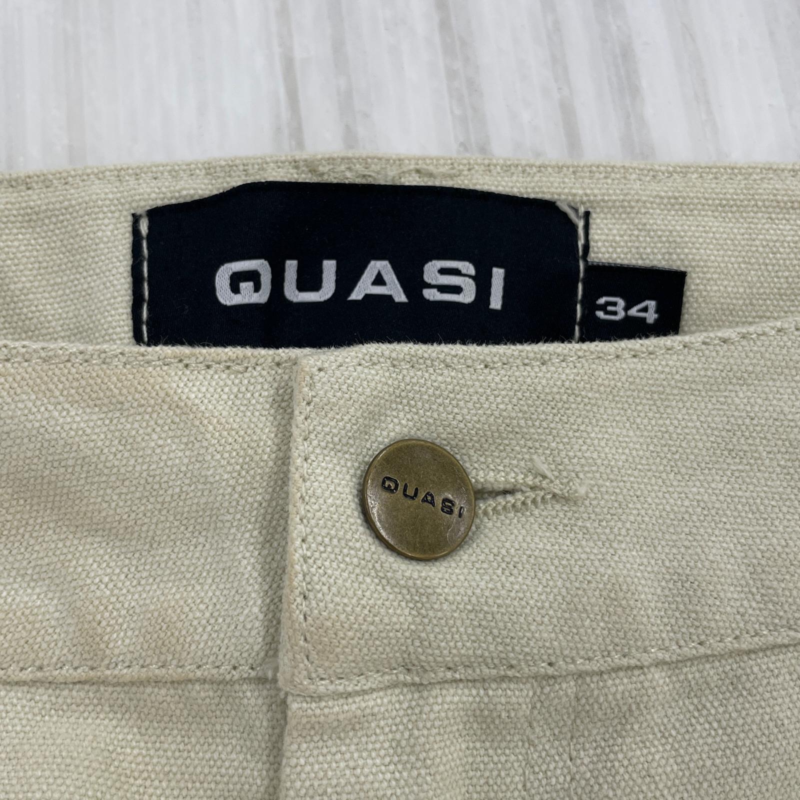 パンツ quasi ダブルニー ベージュ