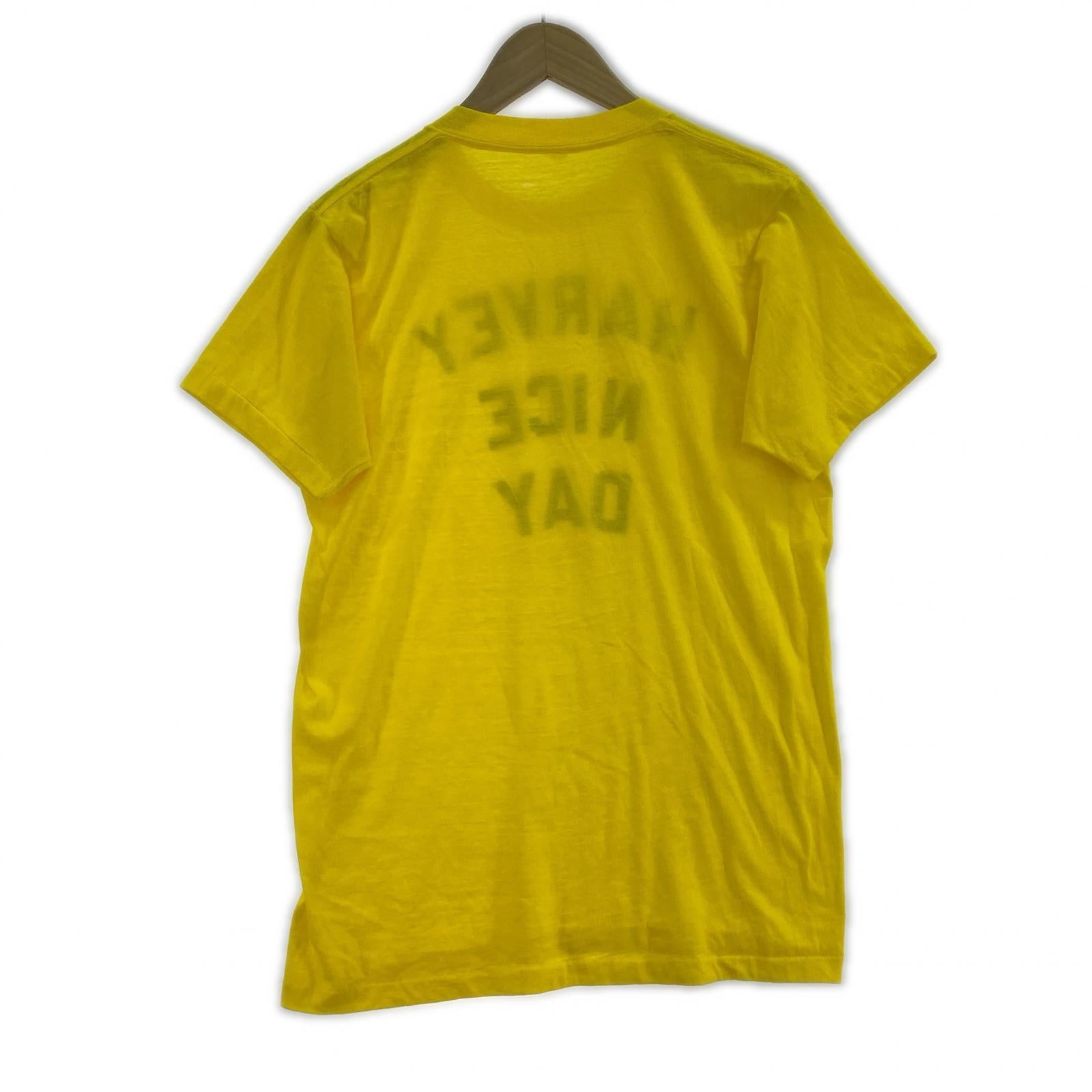 半袖Tシャツ HARVEY NICE DAY イエロー イエロー