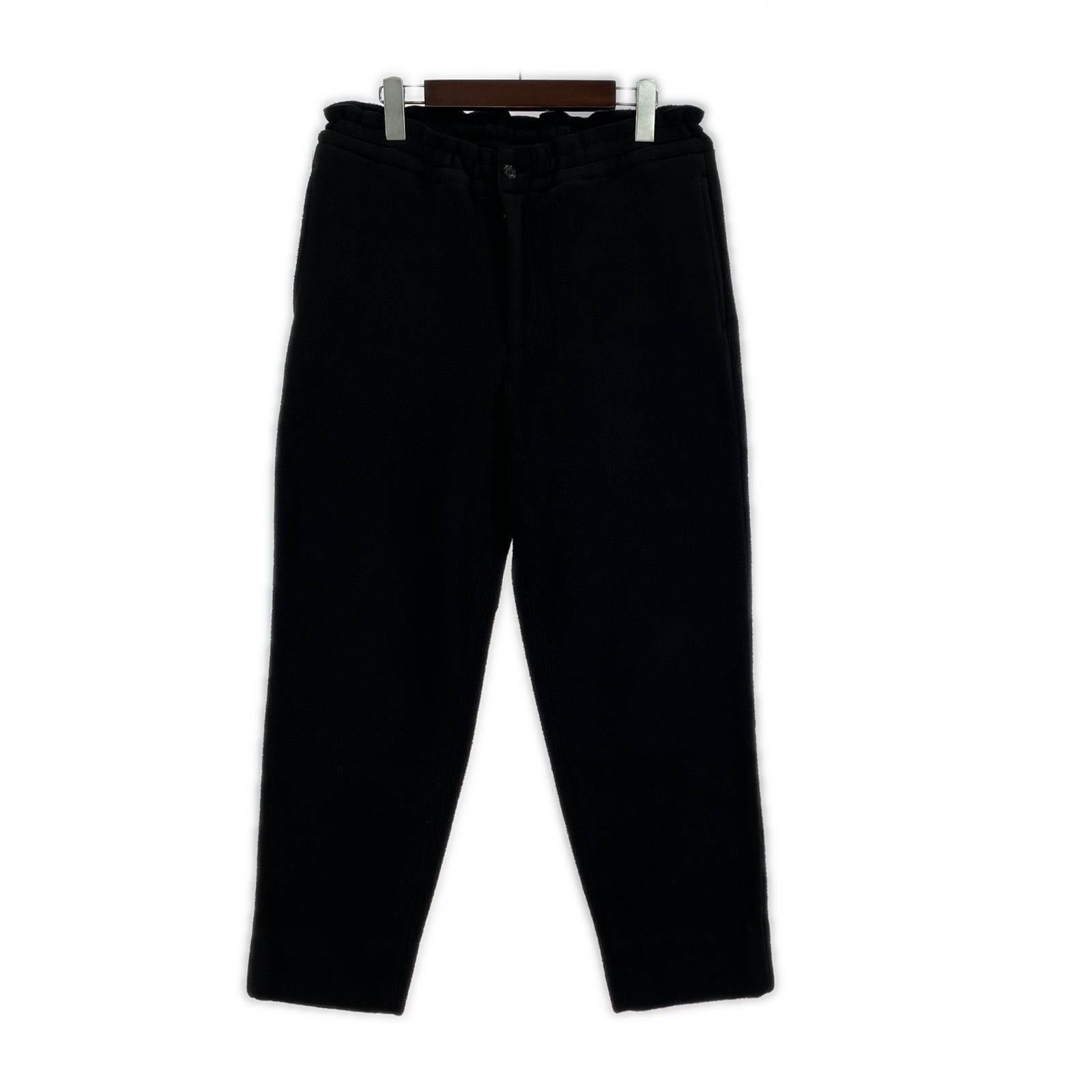 パンツ HOMME PLUS エステルパンツ S ブラック S ブラック