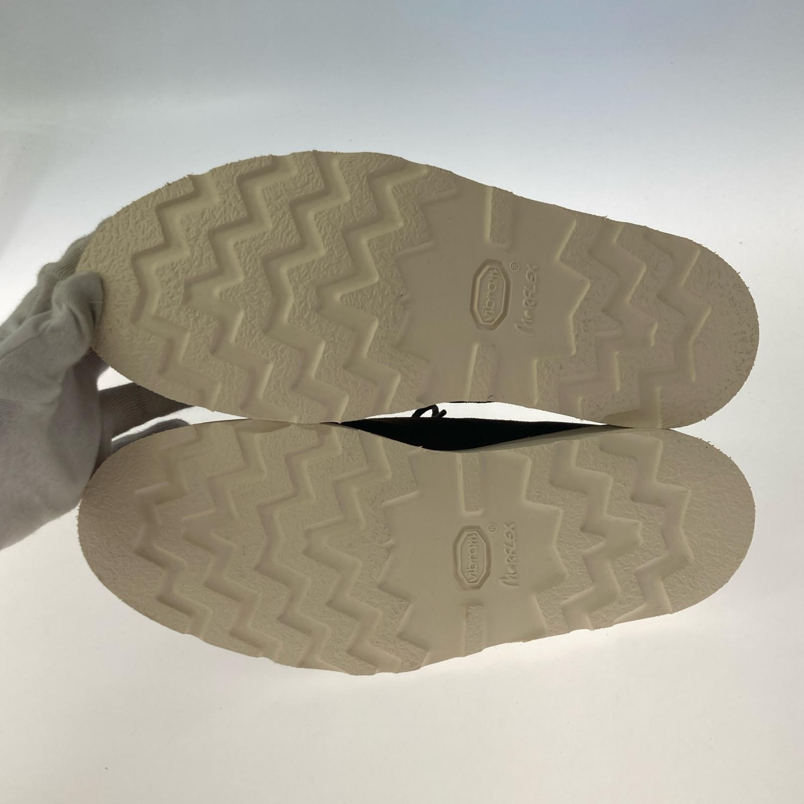 シューズ Waxed Suede Tramping スウェードシューズ 茶 (9)