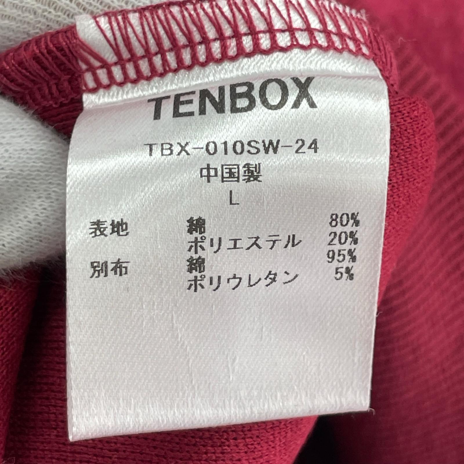 スウェット 10匣 TENBOX Reversible Sweat L レッド