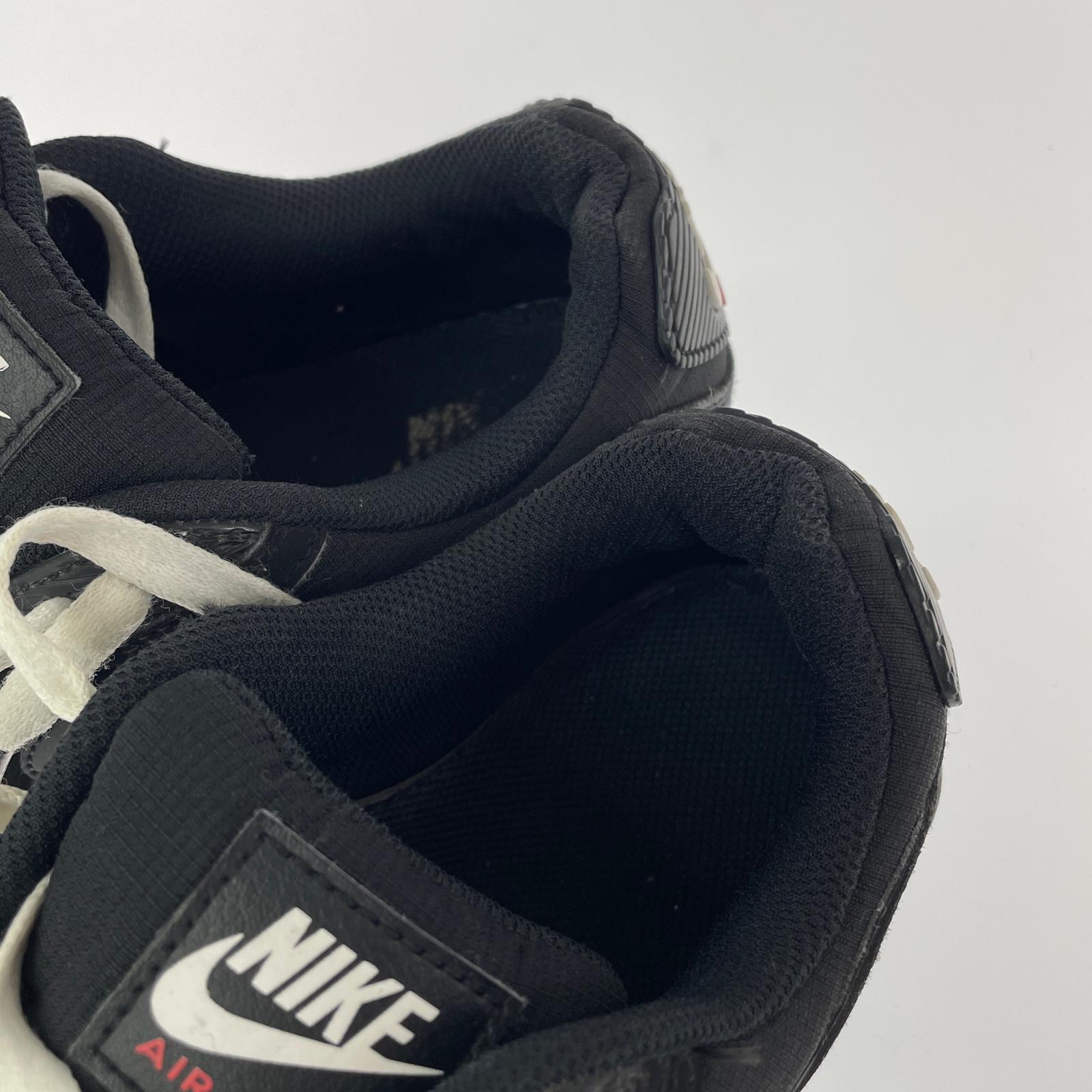 スニーカー Air Max 90 Black/Sports Red 25.5cm 25.5cm (US7 1/2 UK7 EU41) ブラック