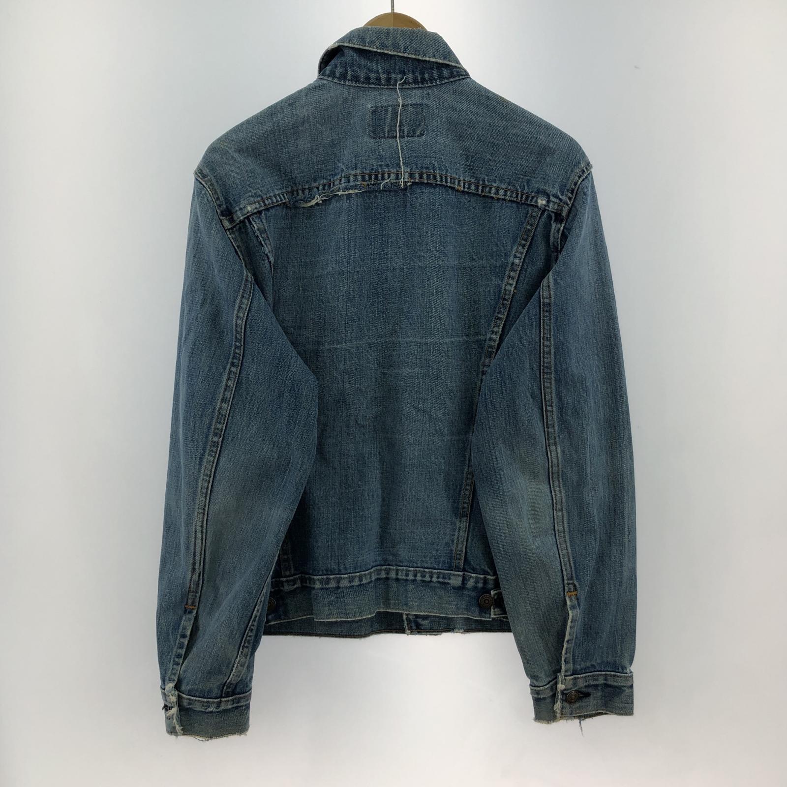 デニムジャケット 70s ボタン裏529 均等V スモールe ブルー